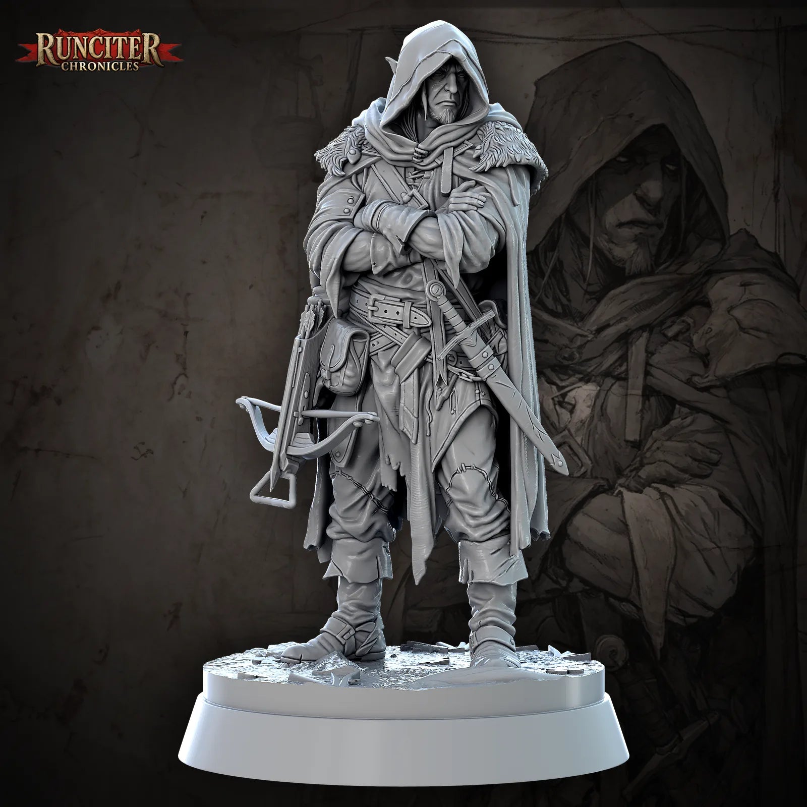 Kaelen Shadowgale · Male Drow Ranger