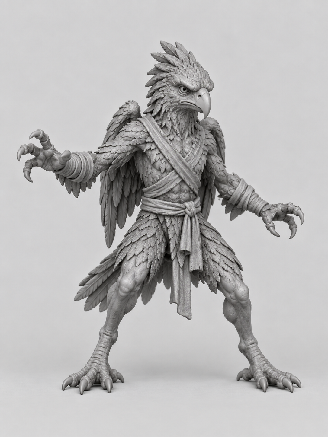 Chala, Male Aarakocra Monk