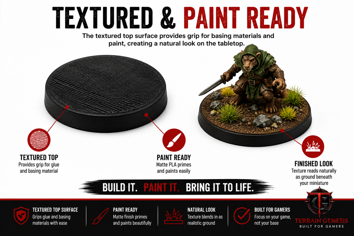 .75" Circular Bases | Small Size