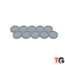25mm Movement Tray - 10 Models - 5x5 - 2 Rows Straight