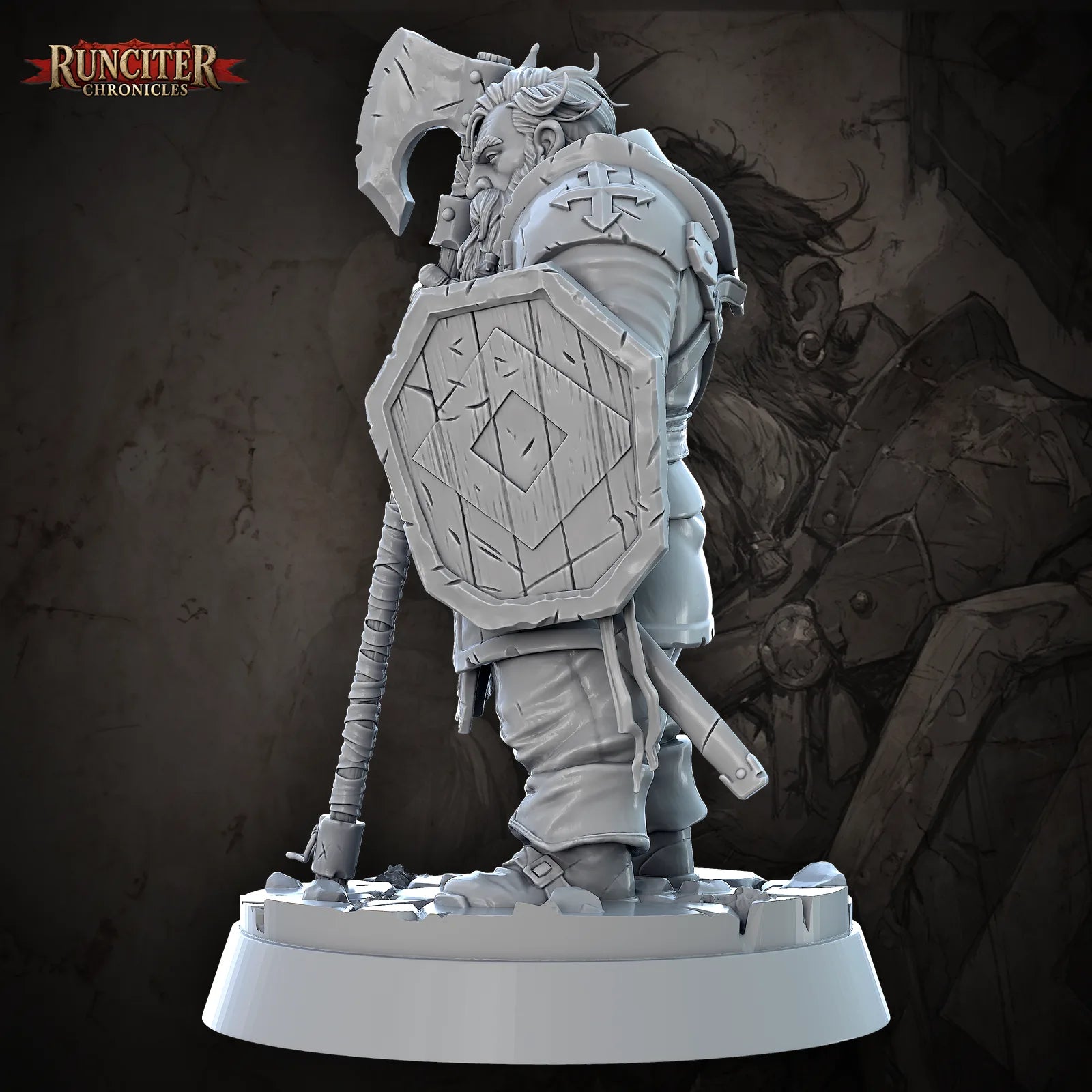 Flint Ironhide · Male Dwarf Fighter