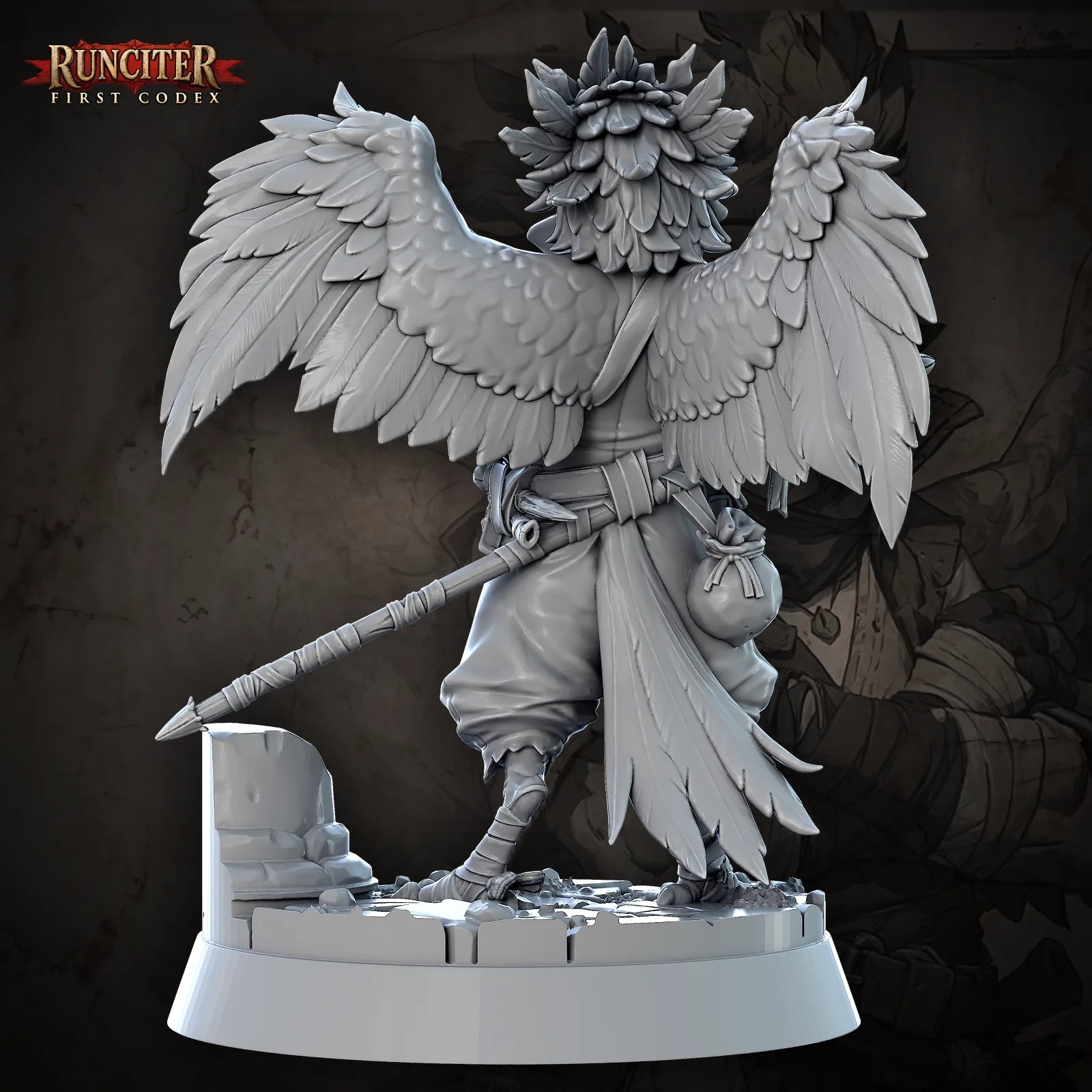 Kestrel Featherfall · Female Aarakocra Monk