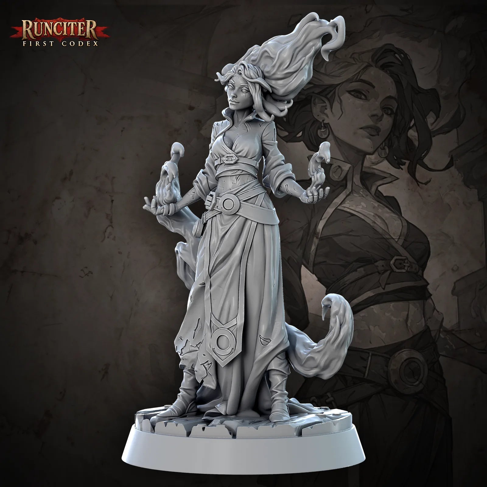 Calyx Ignis · Female Genasi Sorcerer
