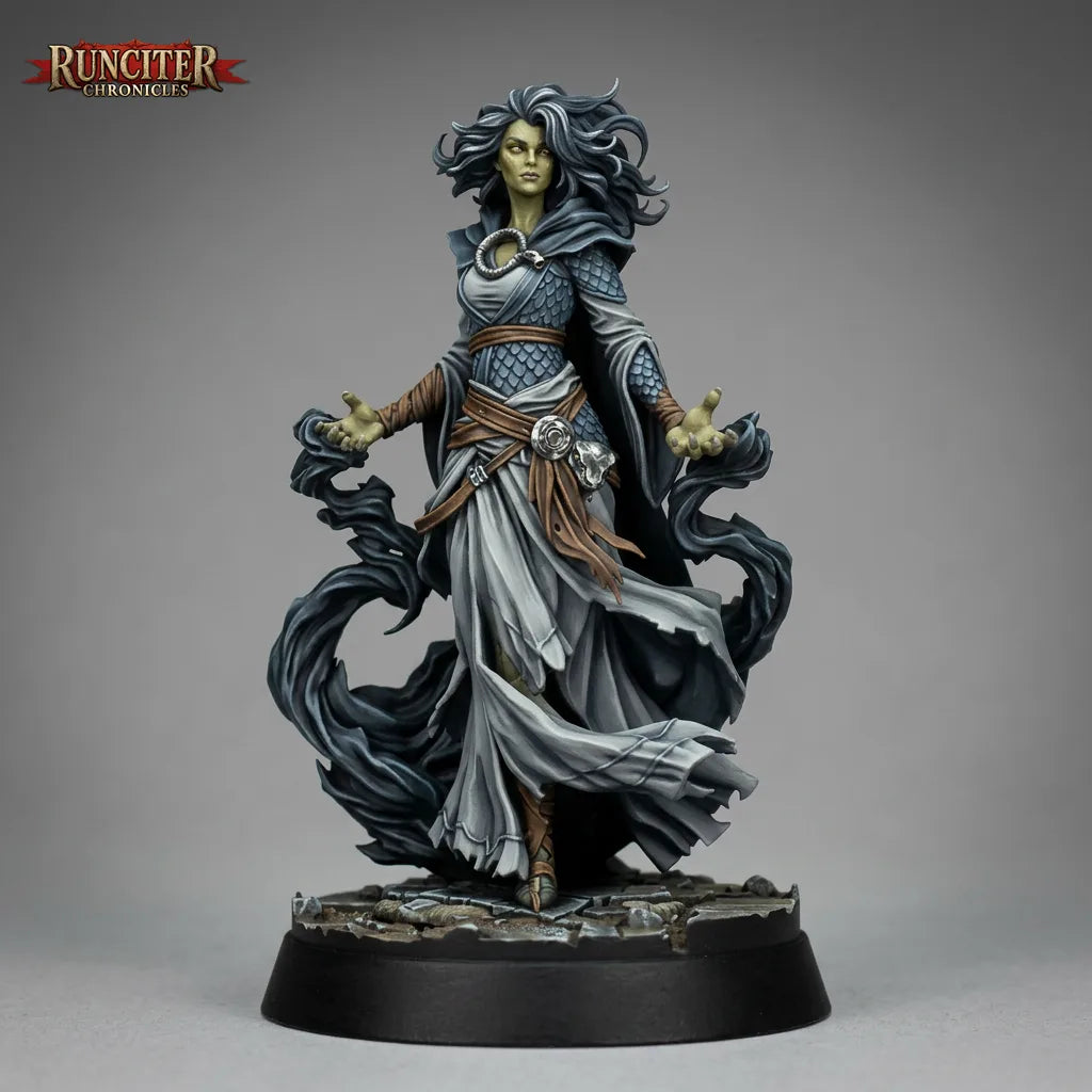 Syllis Shadeheart · Female Yuan Ti Sorcerer