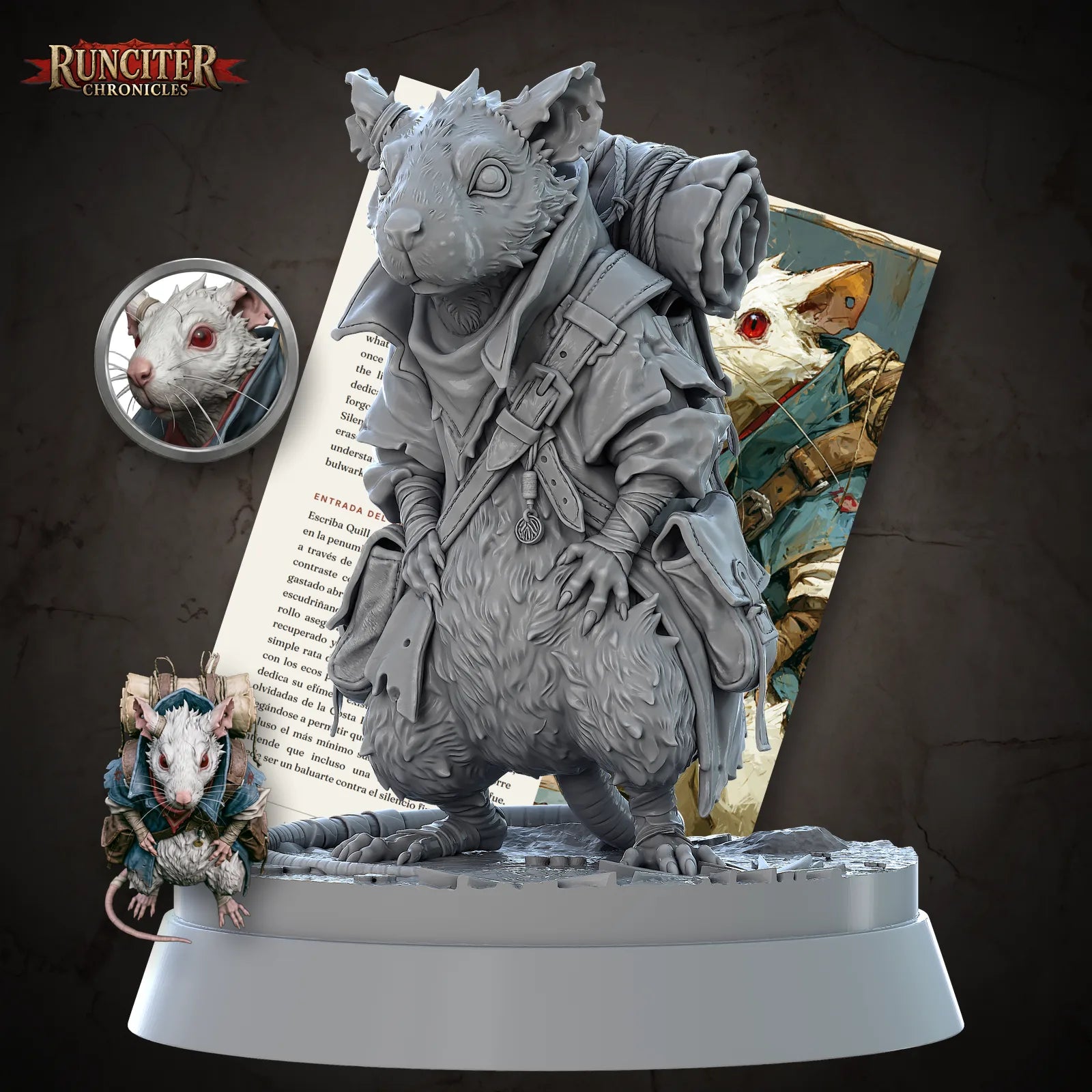 Scribe Quill · Rat Familiar