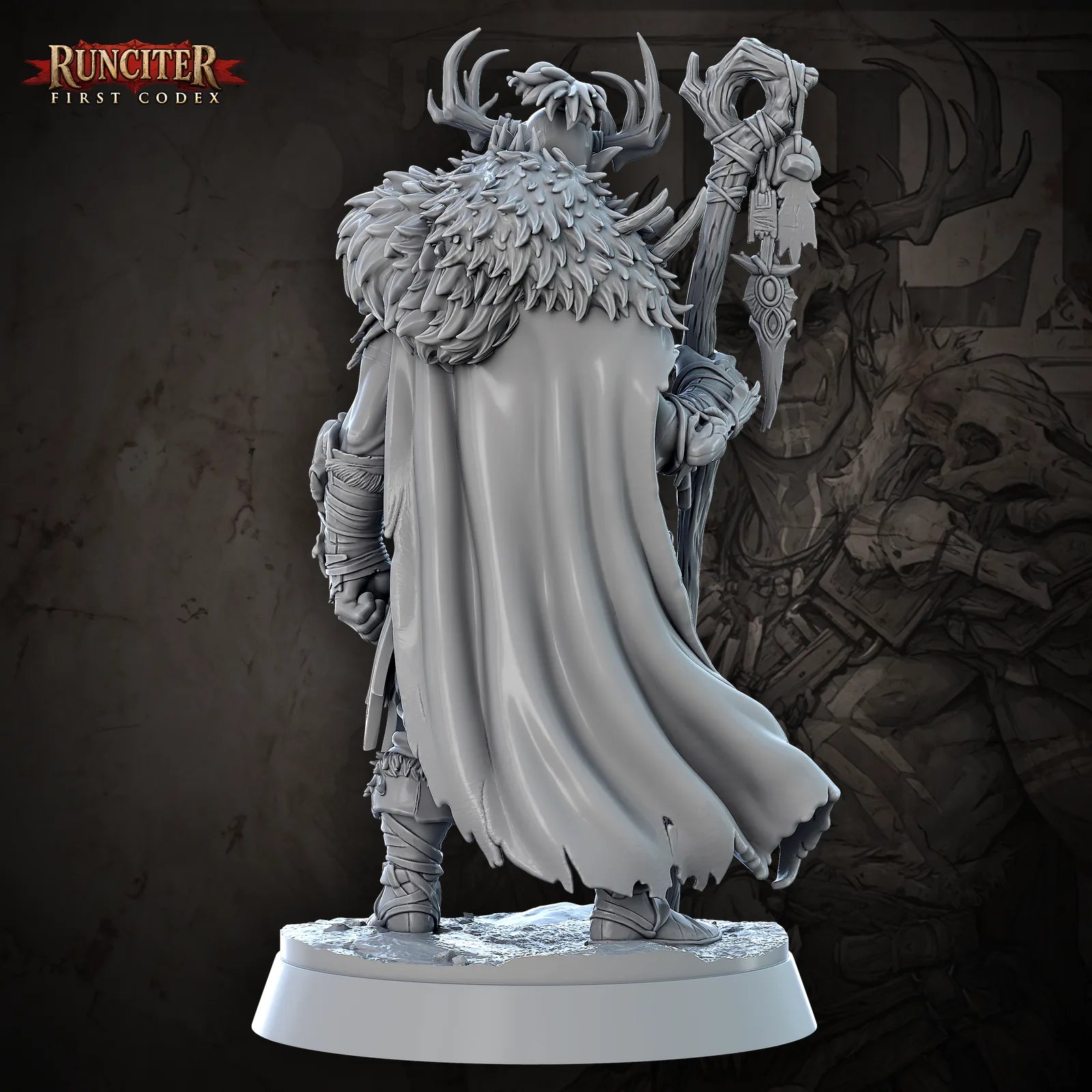 Urthos Skullstaff · Male Half Orc Druid