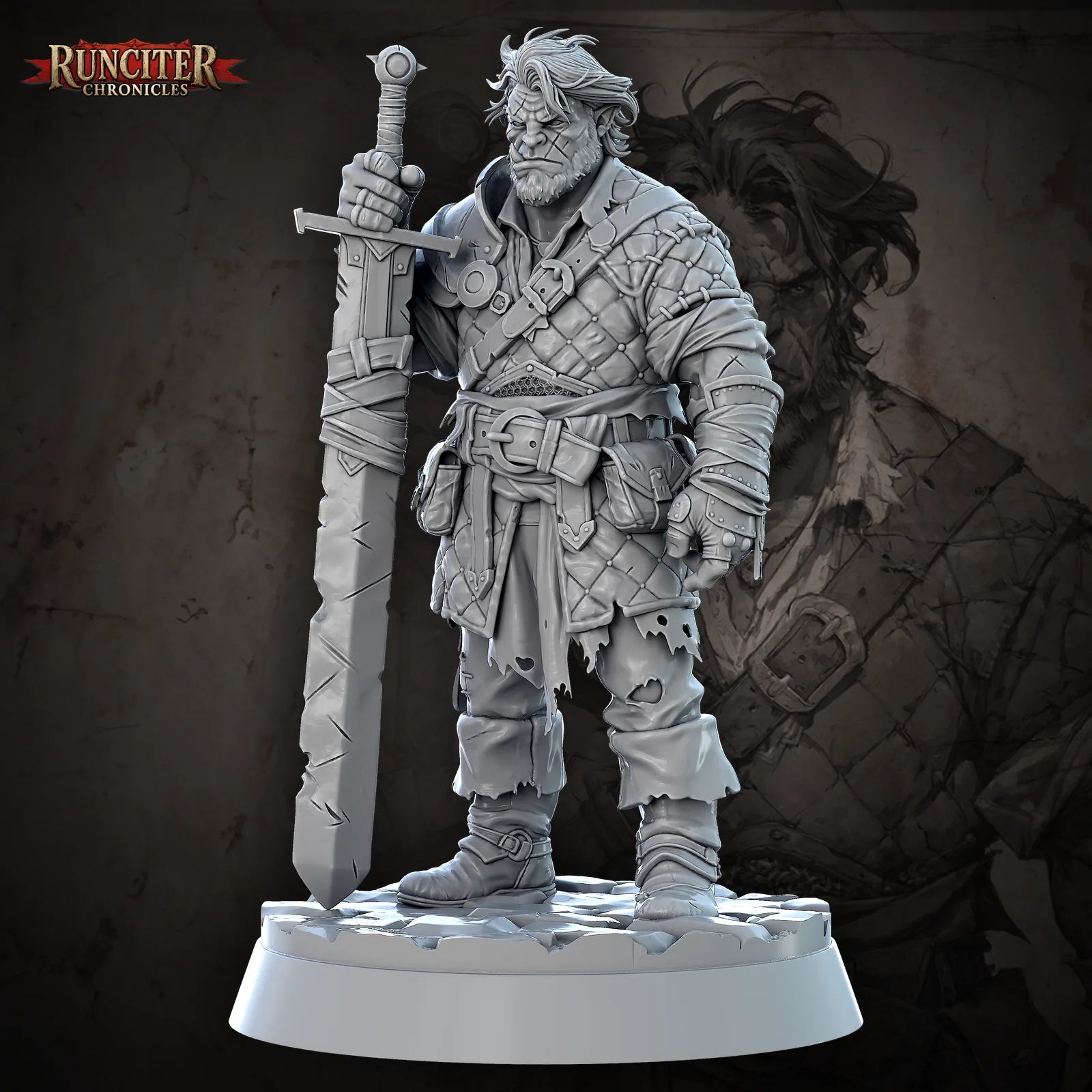 Grak Stonefist · Male Half Orc Fighter