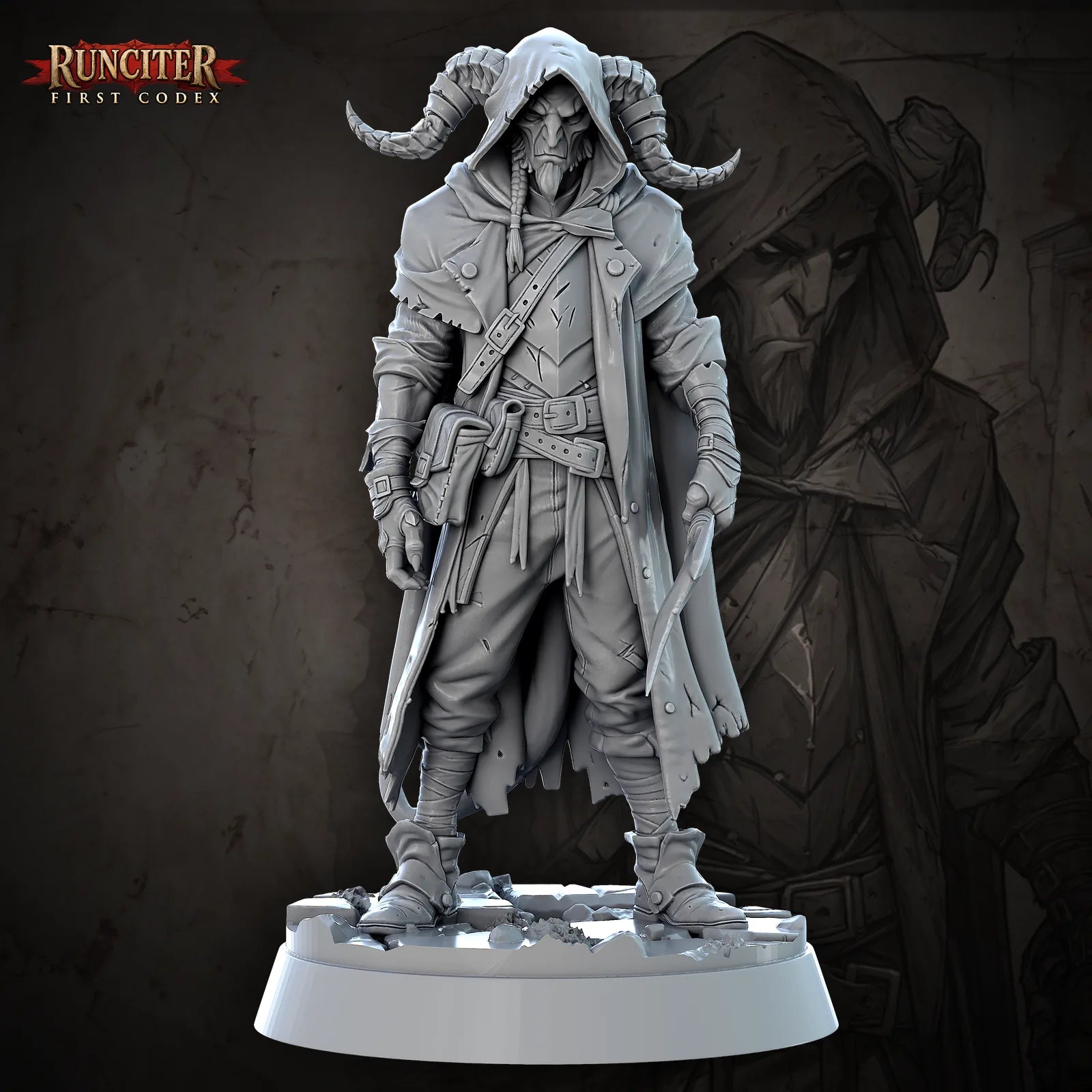 Karnak, the Crimson Shade · Male Tiefling Warlock