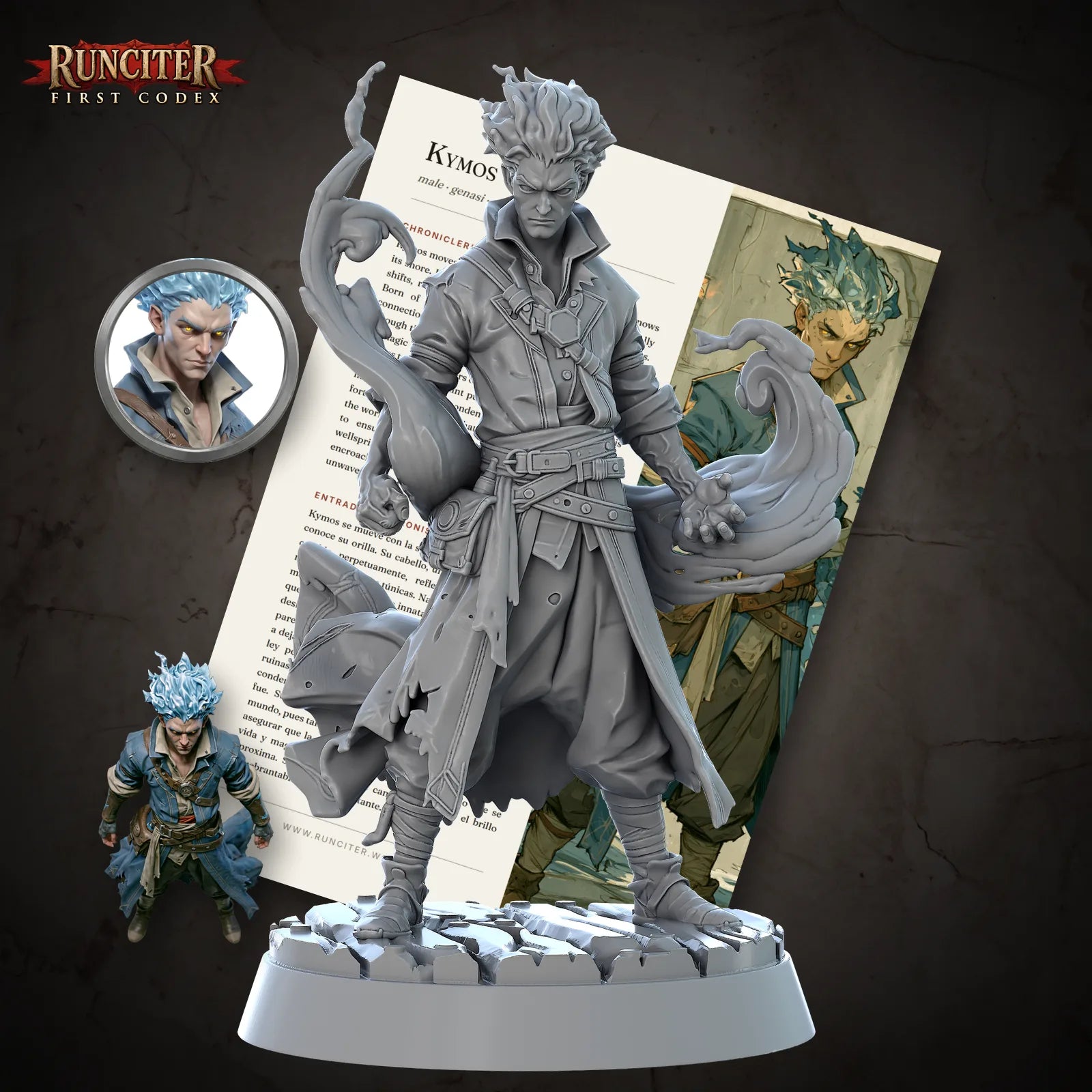 Kymos · Male Genasi Sorcerer