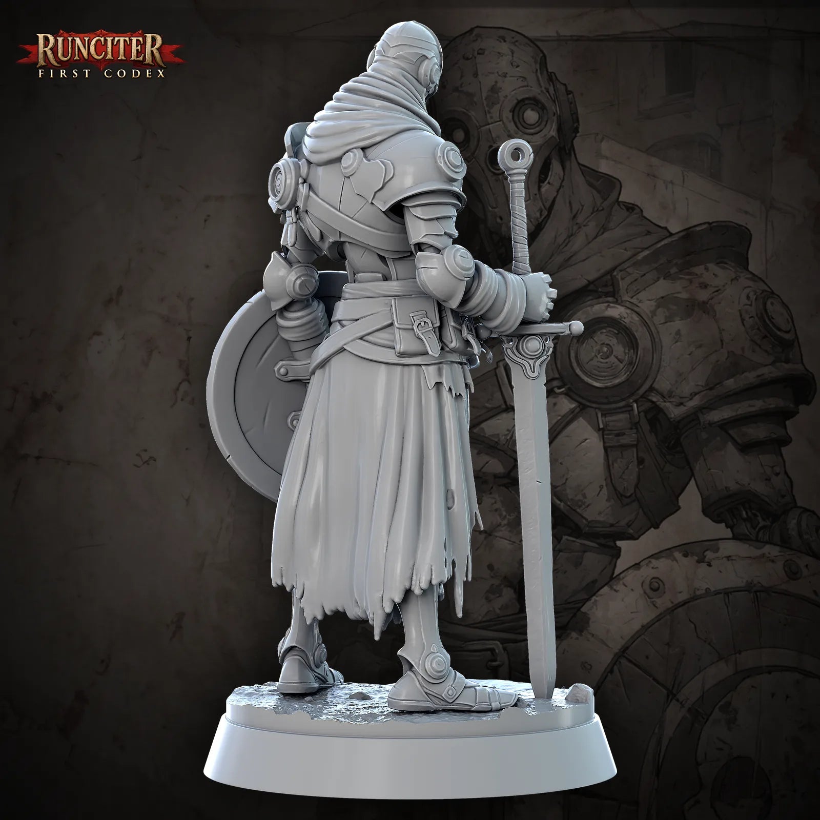 Ferrum, The Steadfast · Male Warforged Fighter