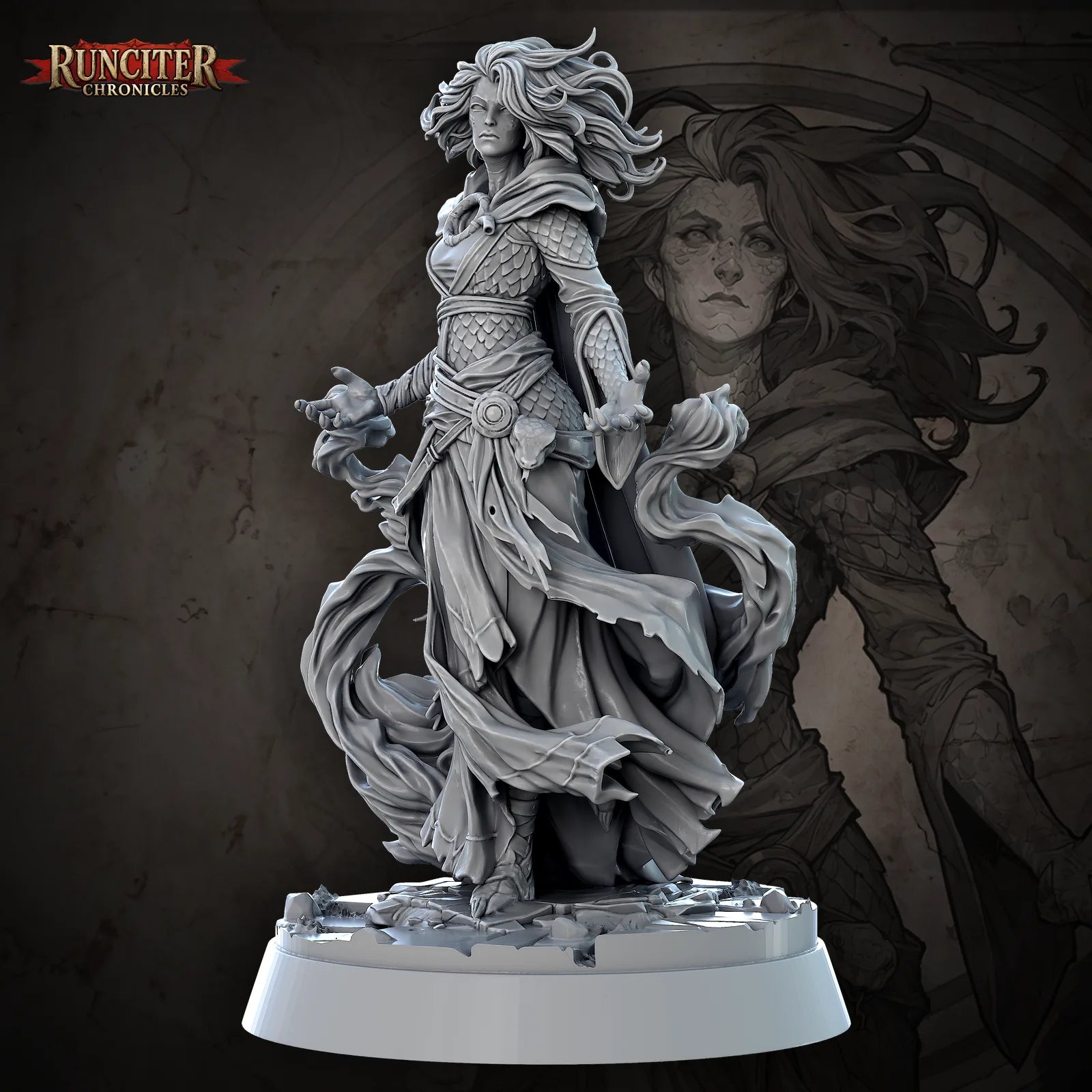 Syllis Shadeheart · Female Yuan Ti Sorcerer