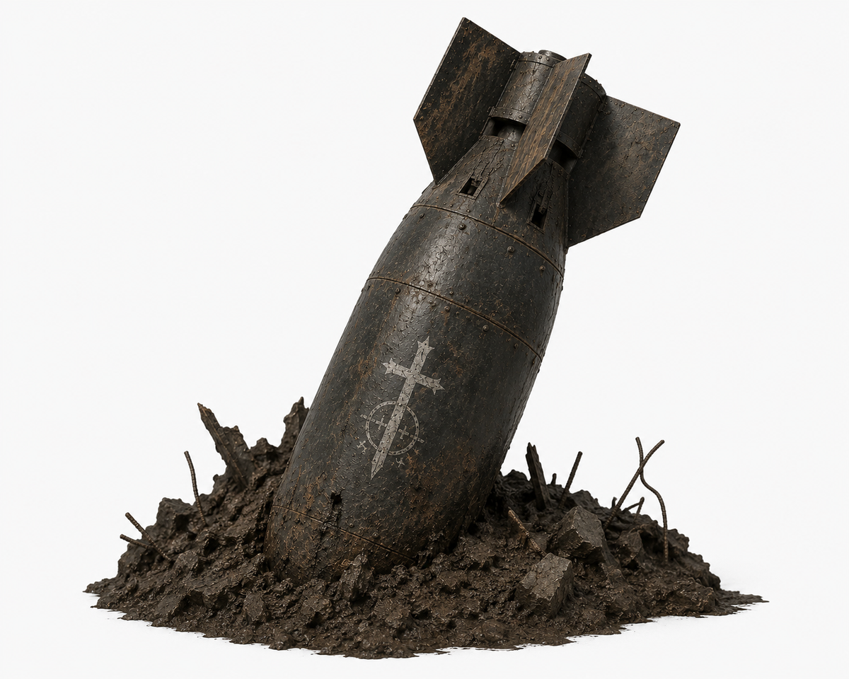 Bomb and ordnance pack, individual pieces