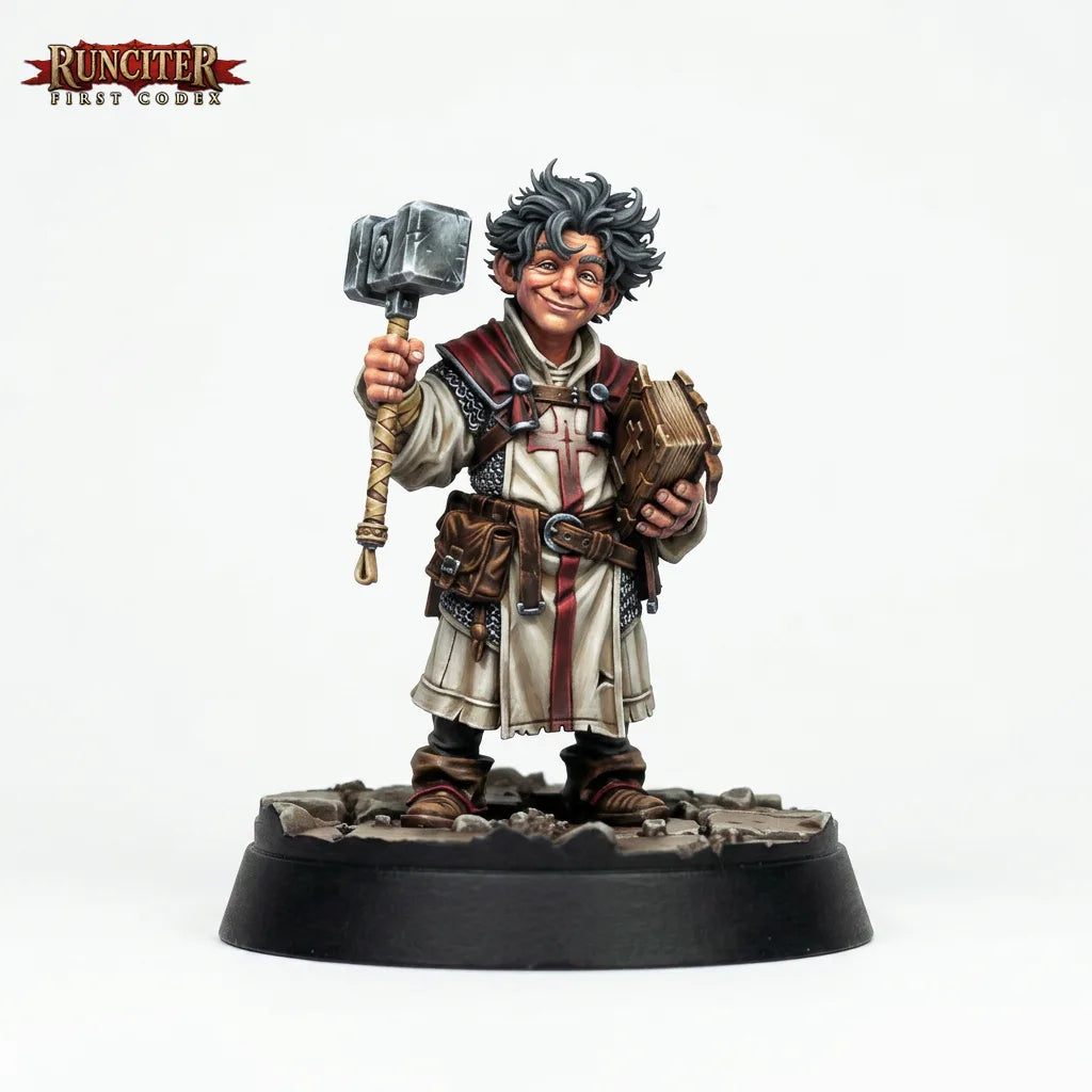 Finnian Hearth · Male Halfling Cleric