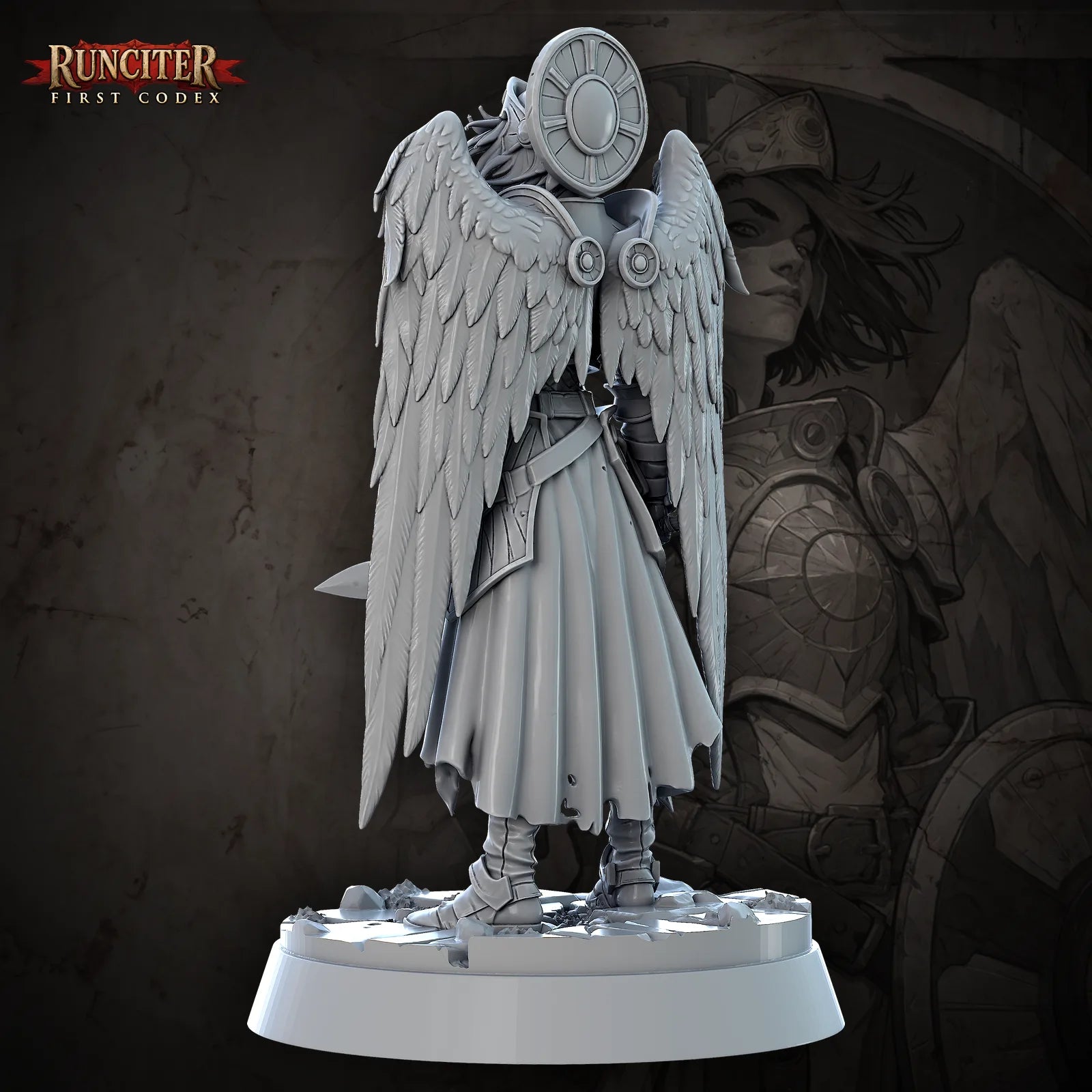 Valerius, the Unbroken Aegis · Female Aasimar Paladin