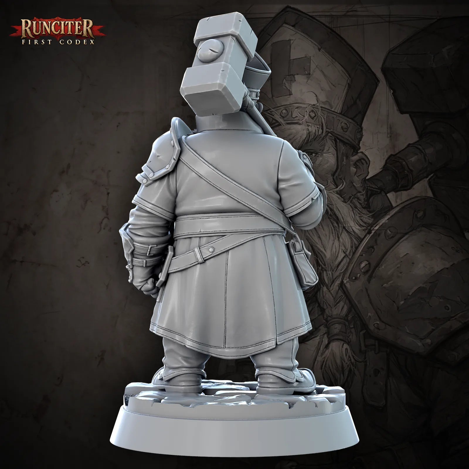 Durin Stonehand · Male Dwarf Cleric