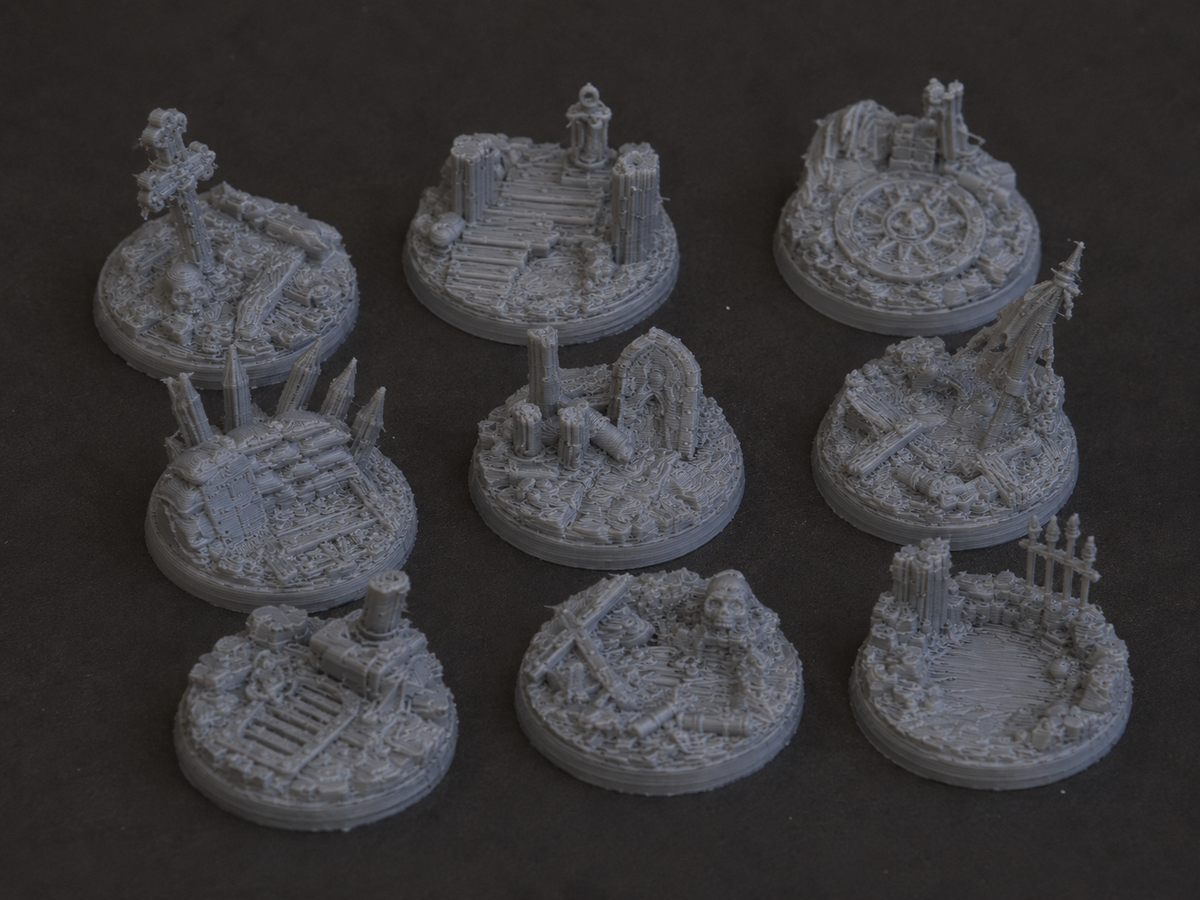 Trench bases pack II, alternate view