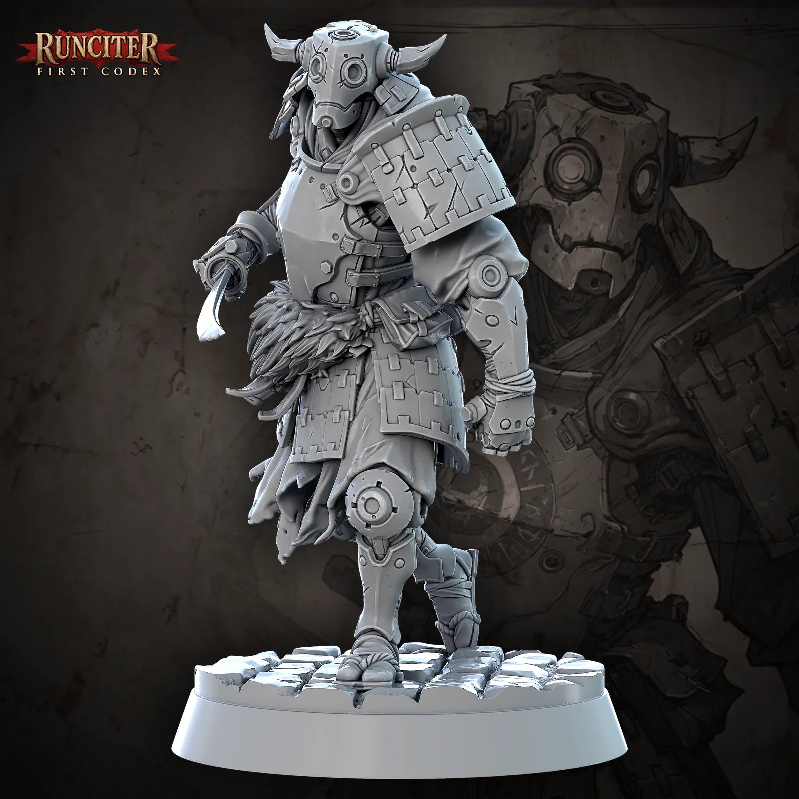 Kogane, the Unsleeping Blade · Male Warforged Fighter