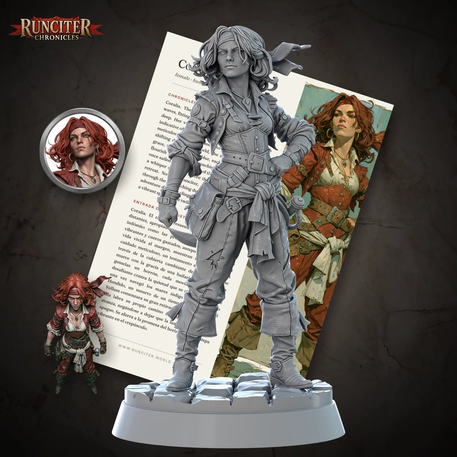 Coralia · Female Human Swashbuckler