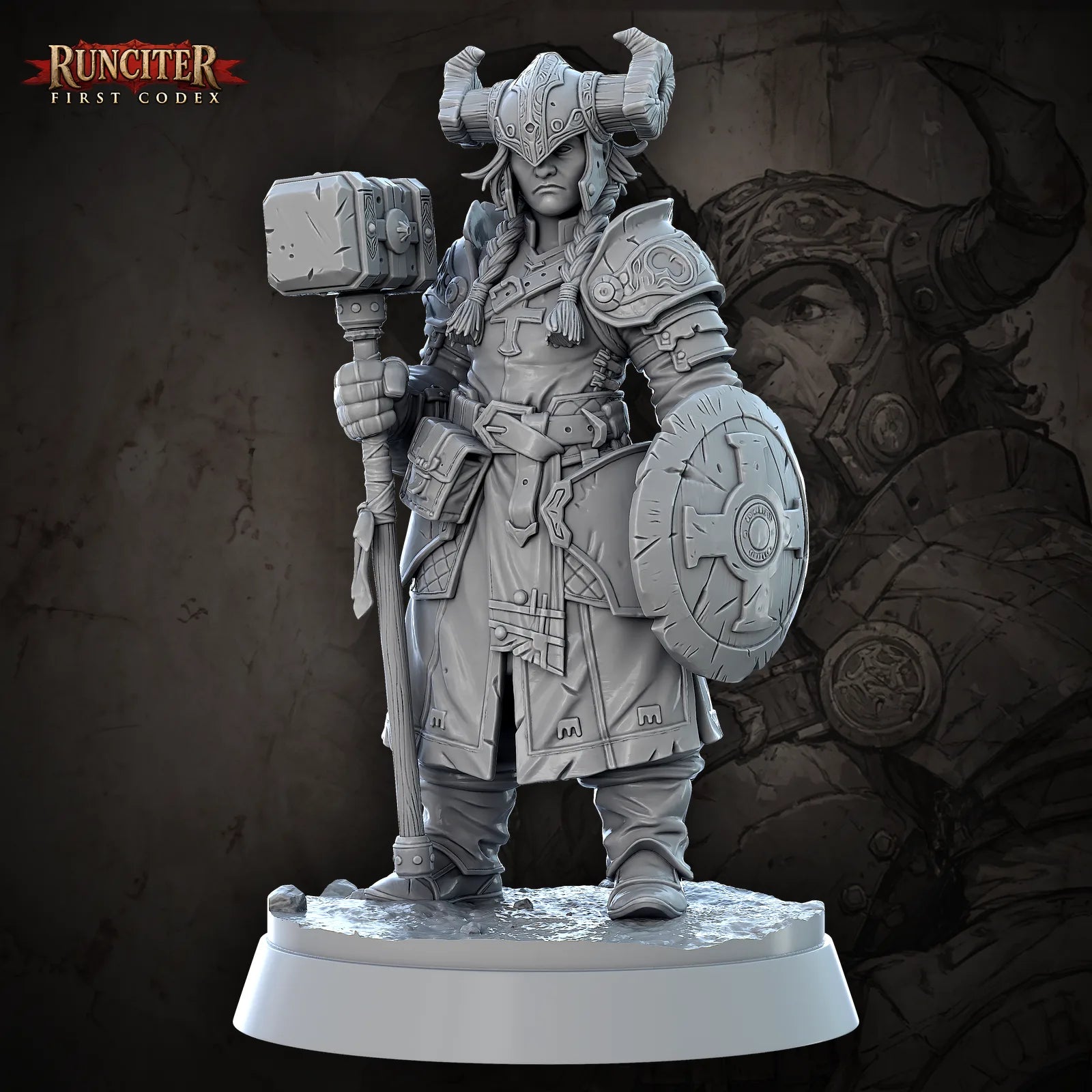 Borin Stonebeard · Female Dwarf Paladin