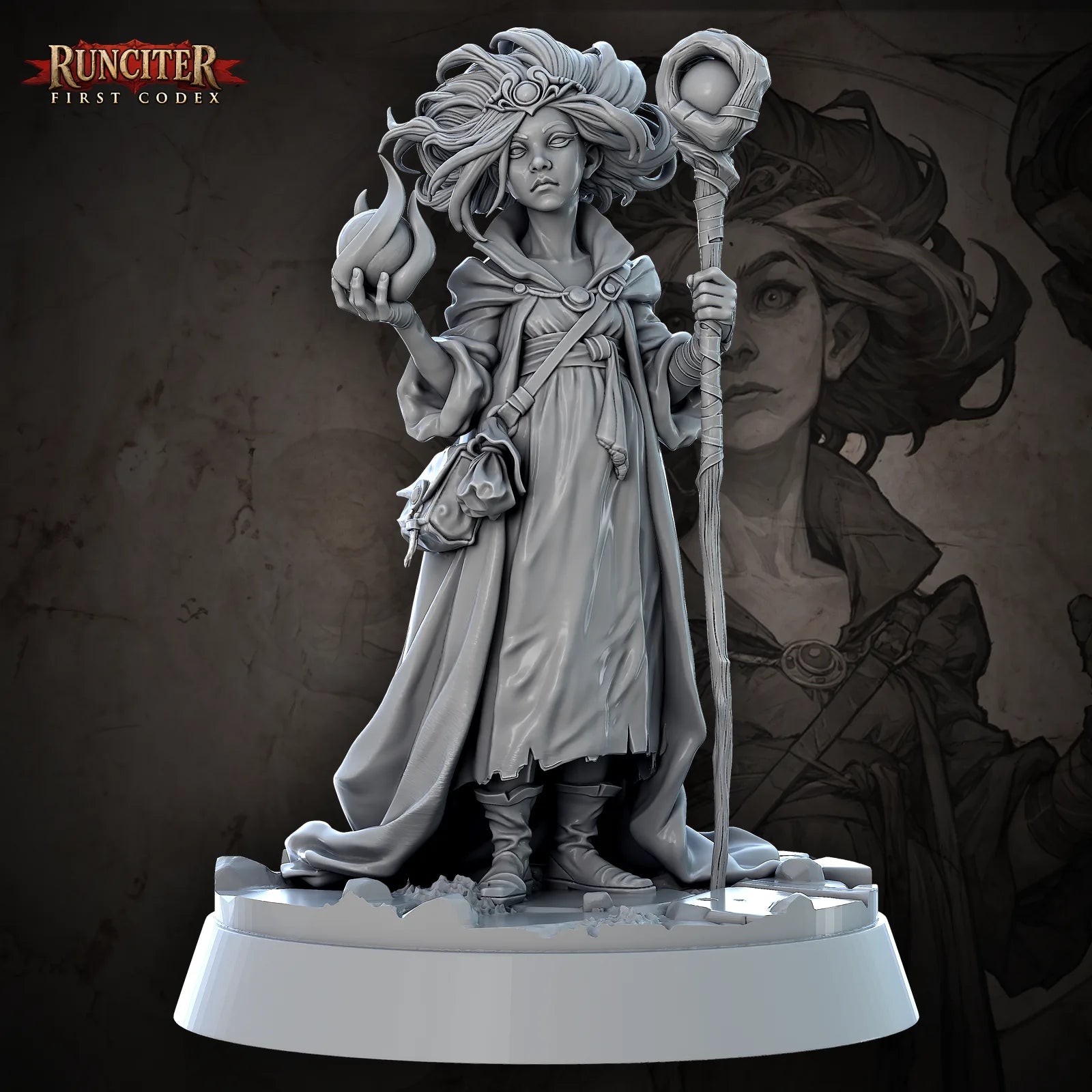 Pipkin Bluehair · Female Halfling Sorcerer