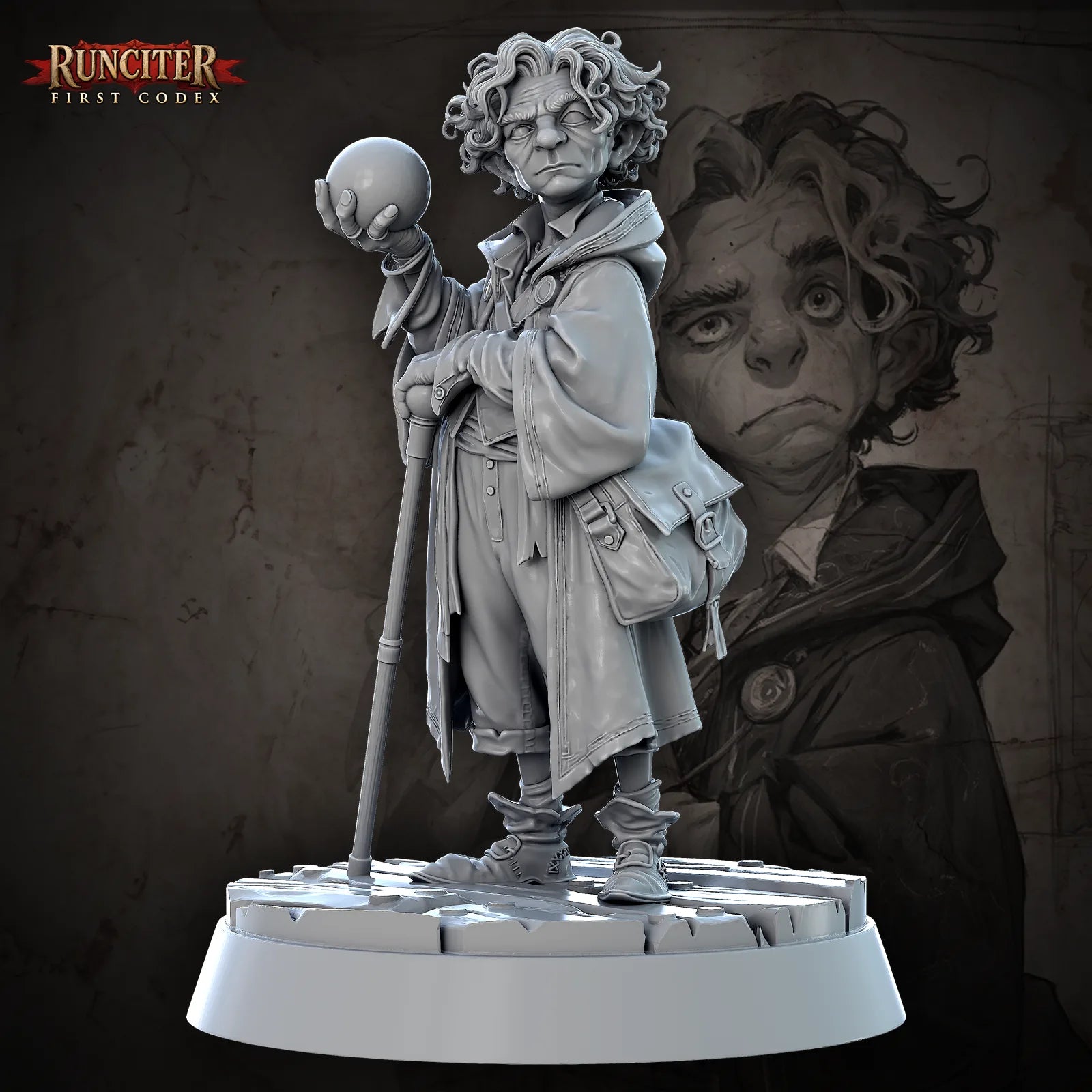 Bramblefoot Fizzwick · Male Halfling Sorcerer