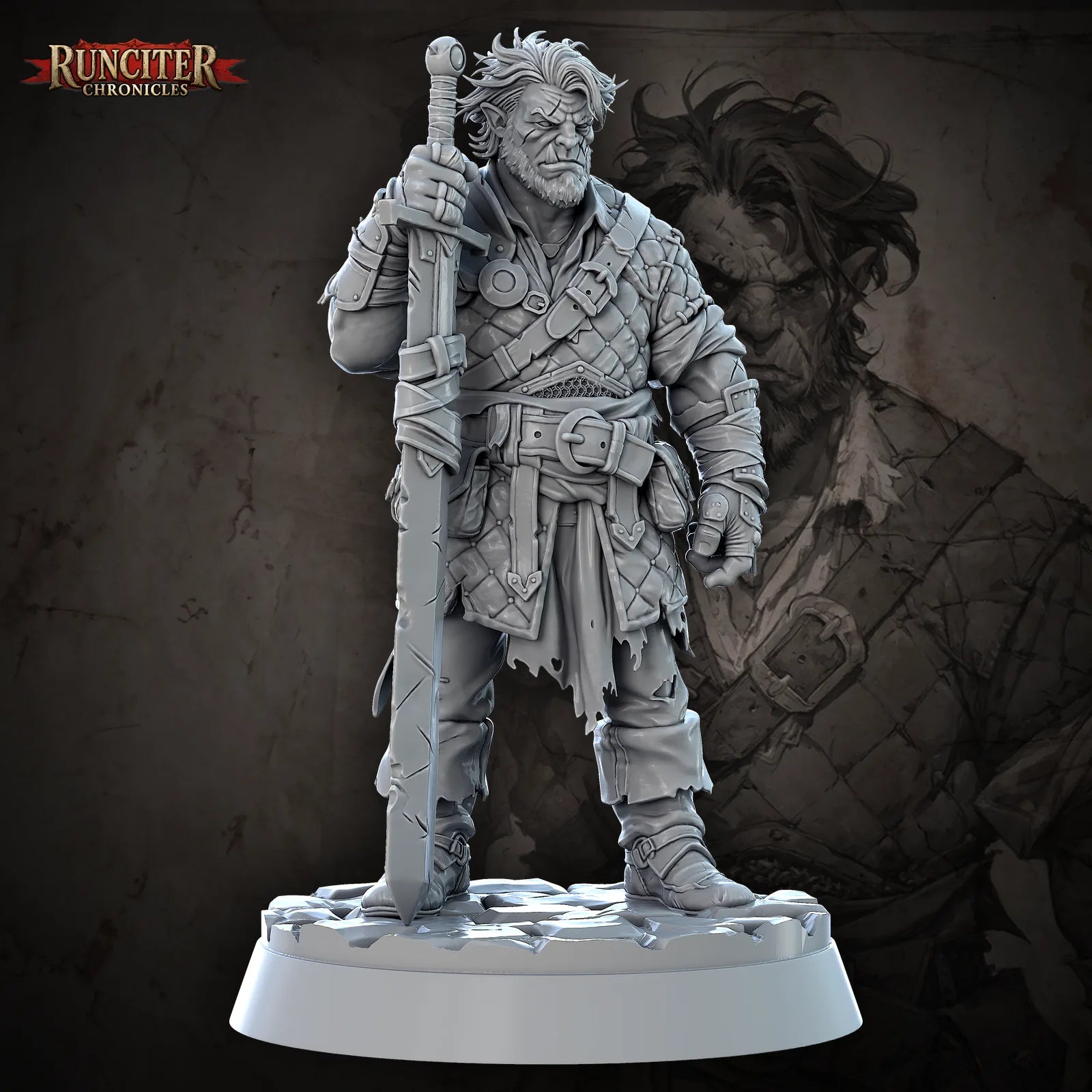 Grak Stonefist · Male Half Orc Fighter