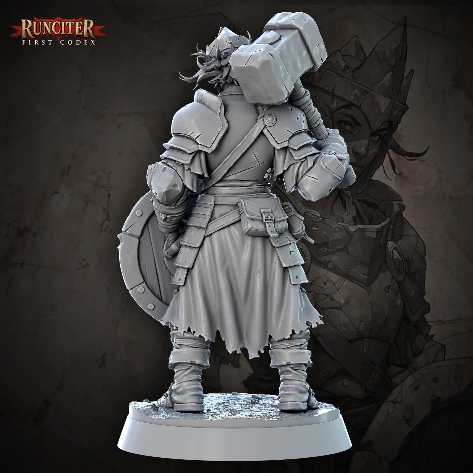 Morwenna Stonecrown · Female Goliath Cleric