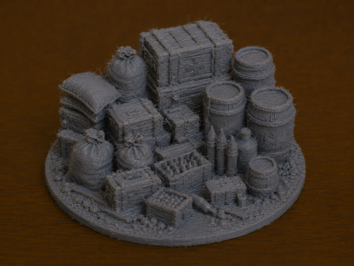 Ammo stash terrain, alternate view