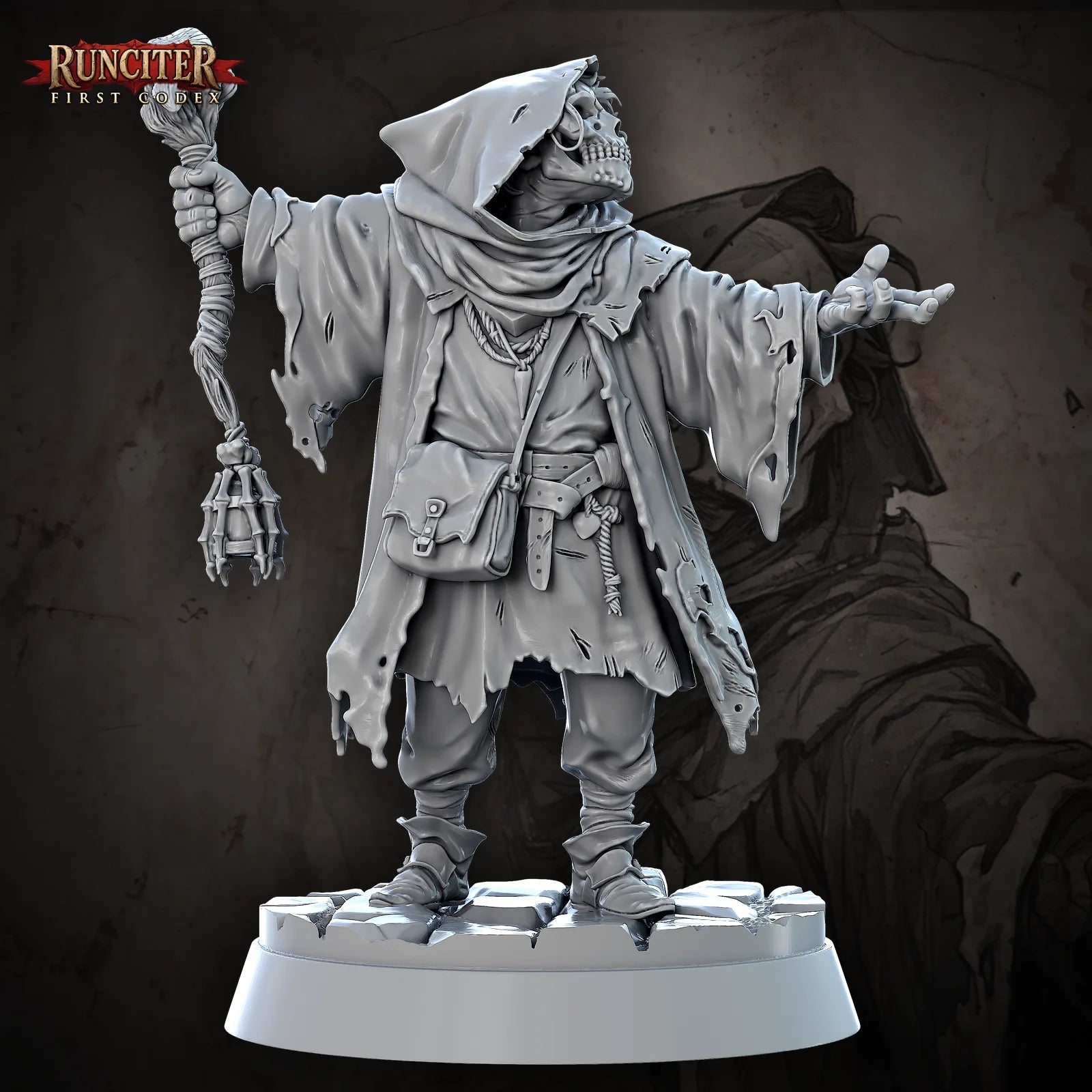 Milo Shadowfoot · Male Halfling Necromancer