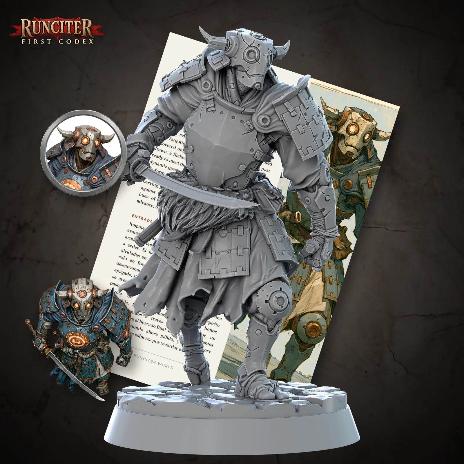 Kogane, the Unsleeping Blade · Male Warforged Fighter