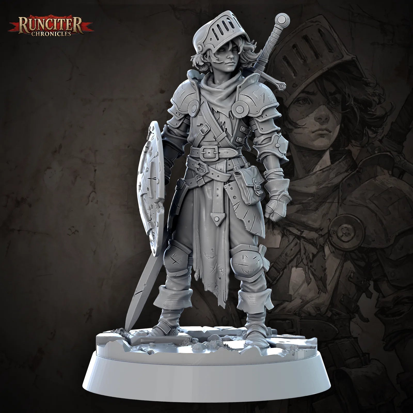 Rowan, the Steadfast Heart · Female Human Paladin
