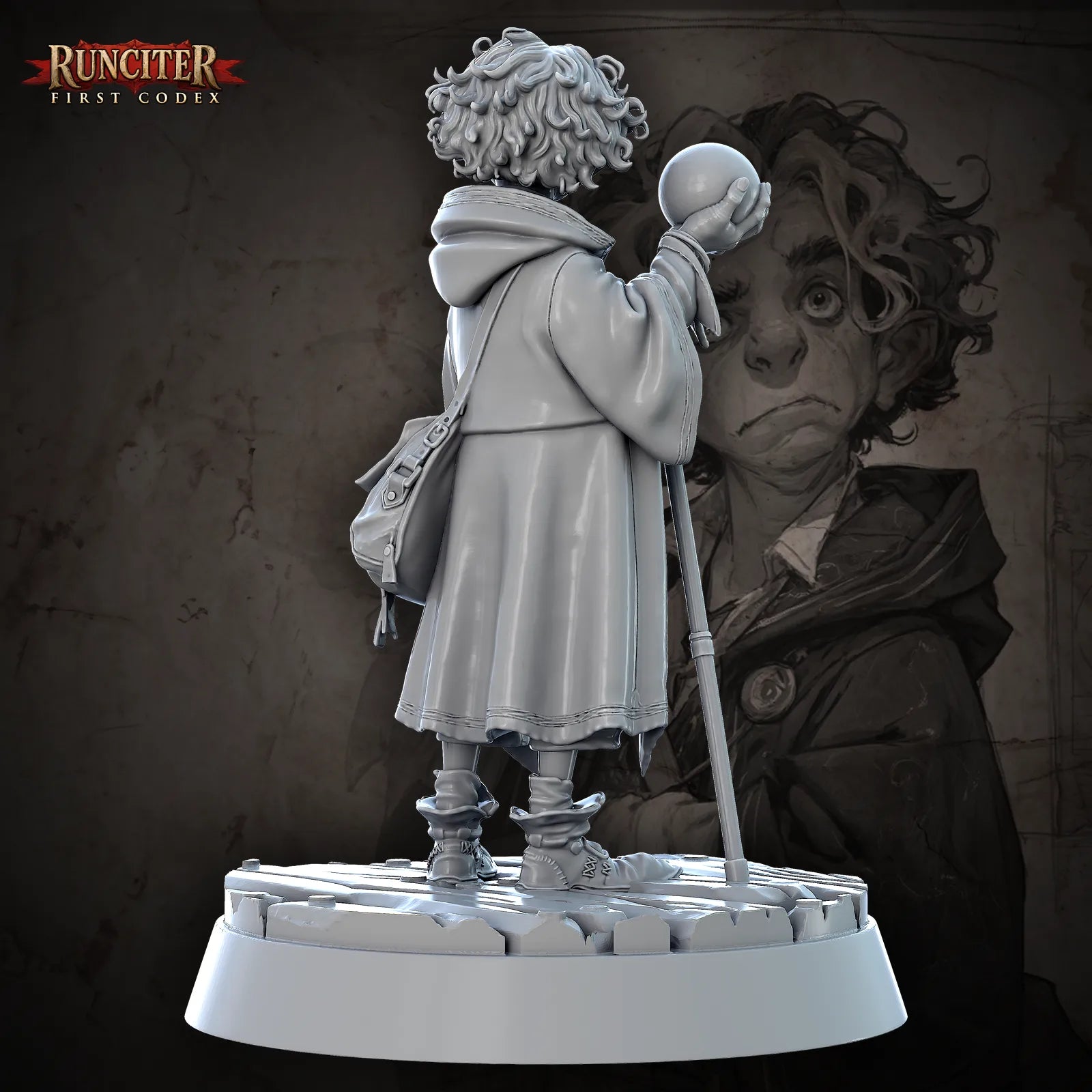 Bramblefoot Fizzwick · Male Halfling Sorcerer