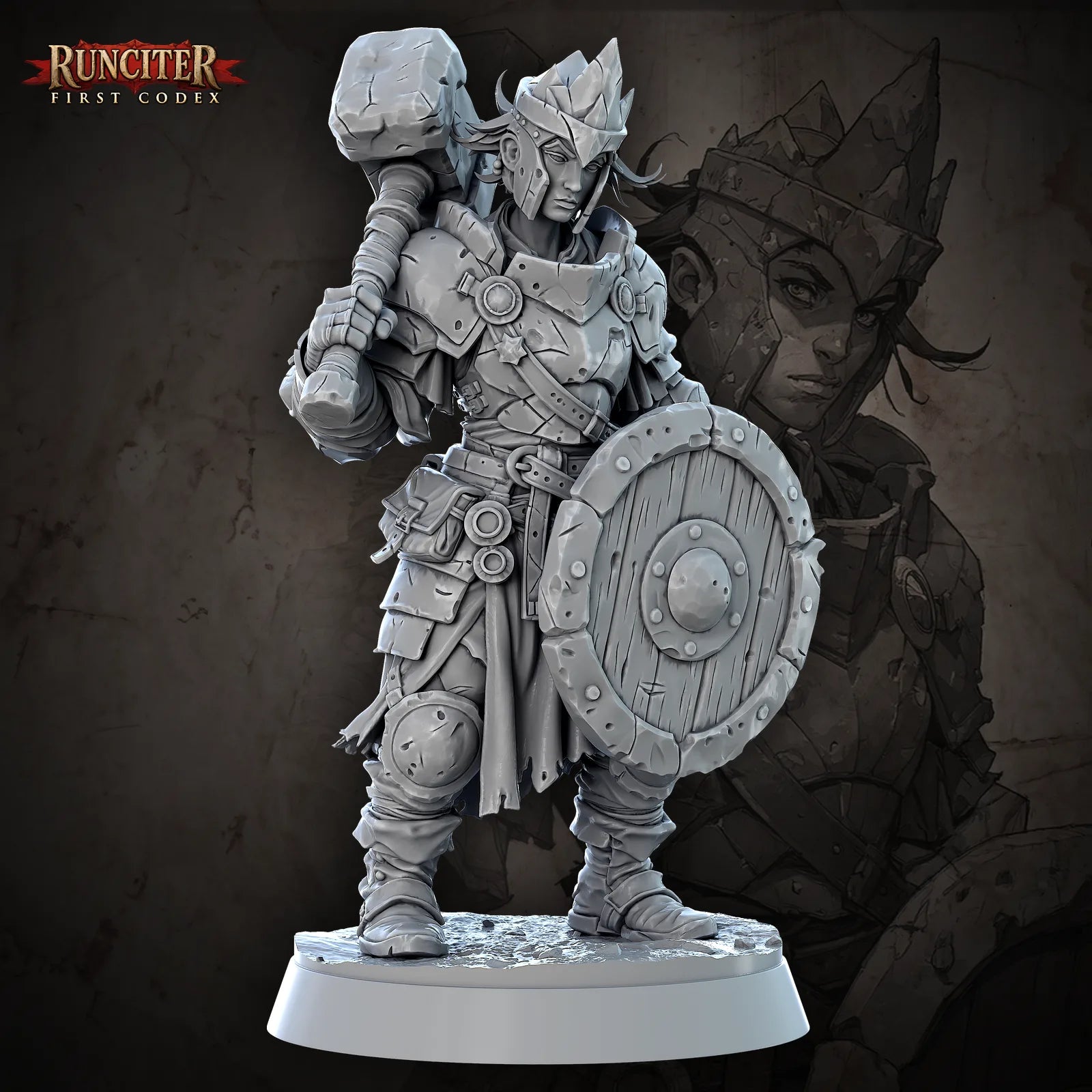 Morwenna Stonecrown · Female Goliath Cleric