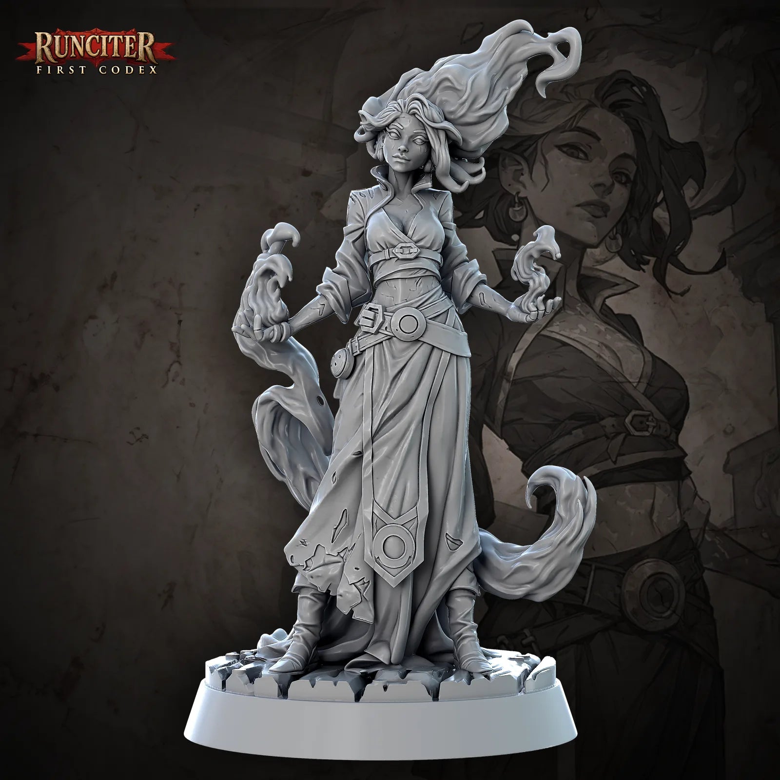 Calyx Ignis · Female Genasi Sorcerer