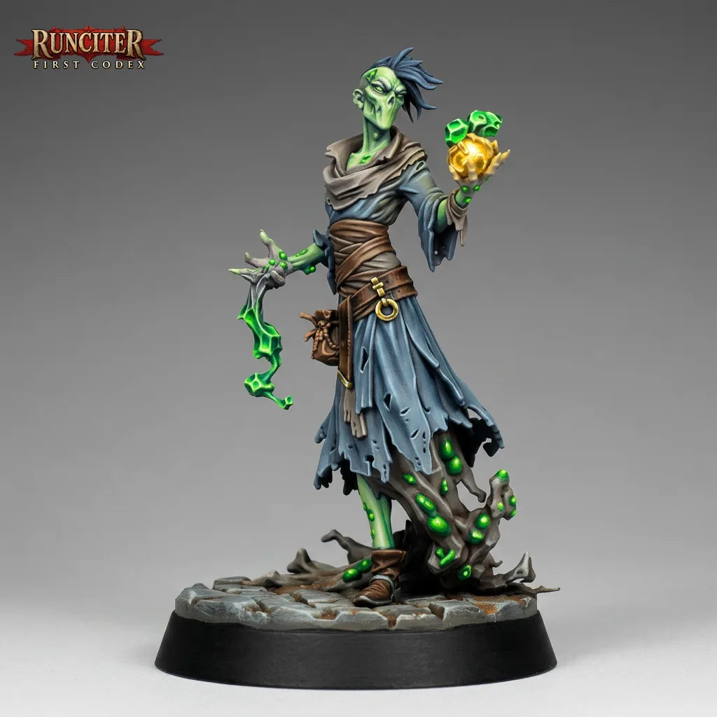 Meltia of the Sundered Veil · Female Plasmoid Sorcerer