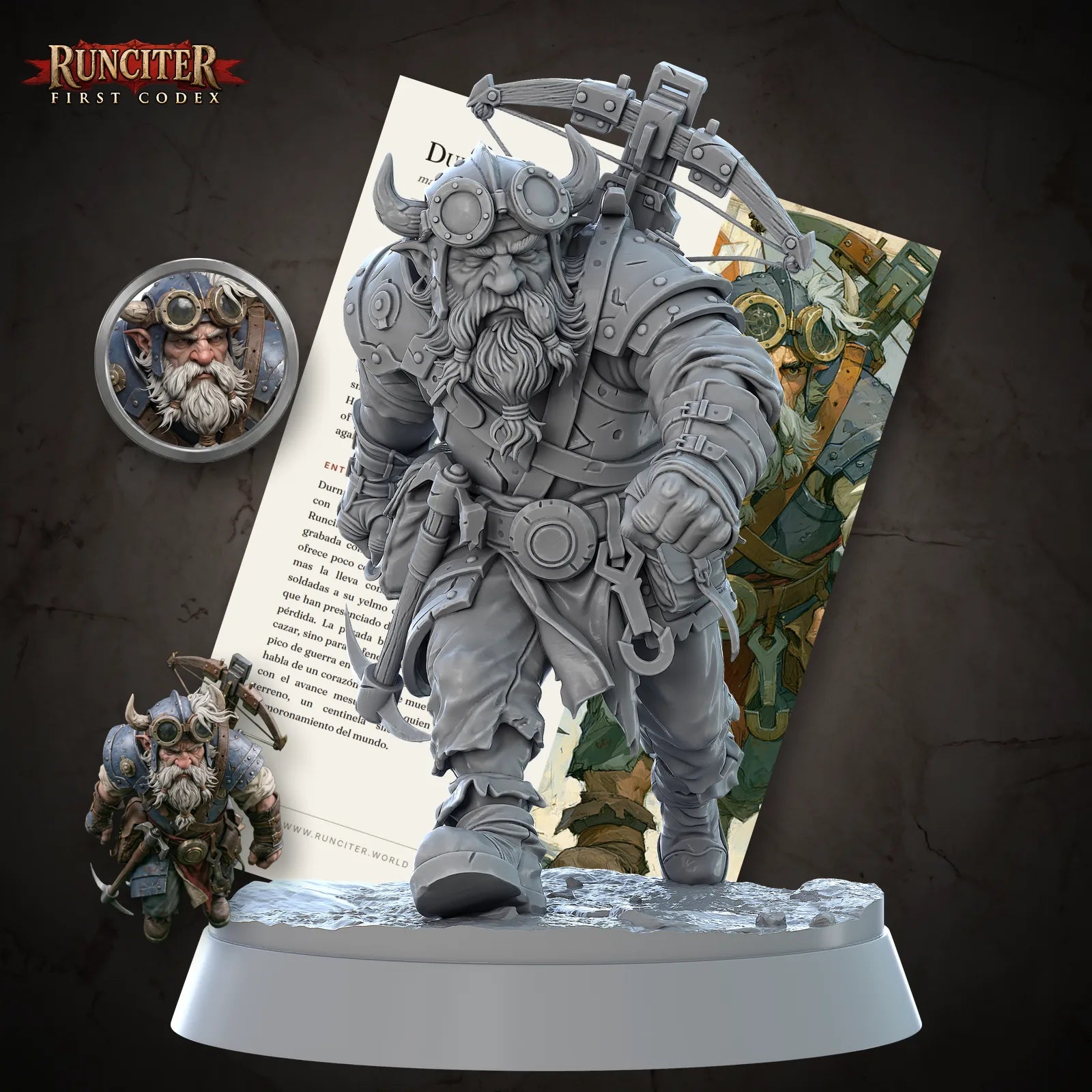 Durnan Stoneguard · Male Dwarf Fighter