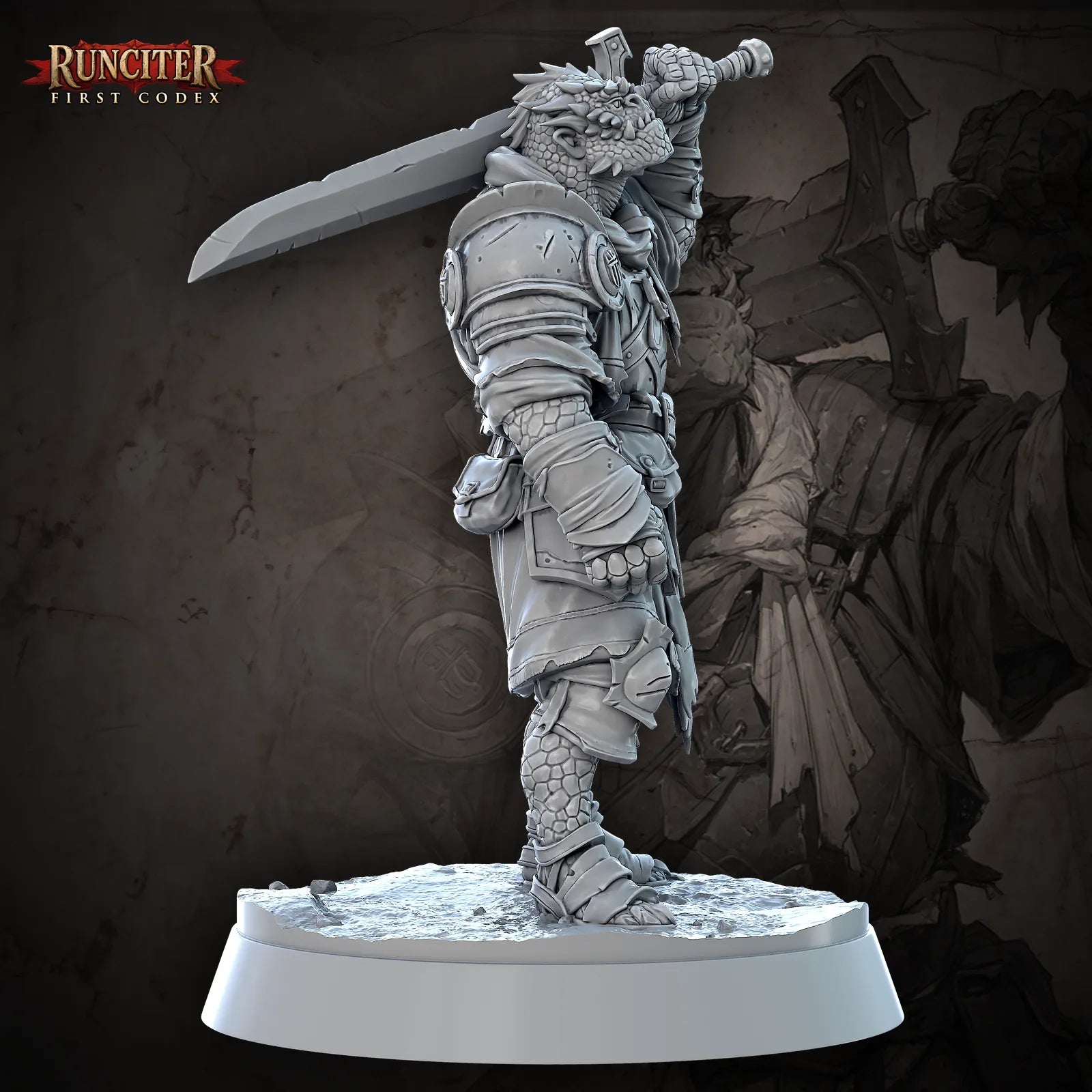 Krythos, the Steadfast Scale · Male Dragonborn Fighter
