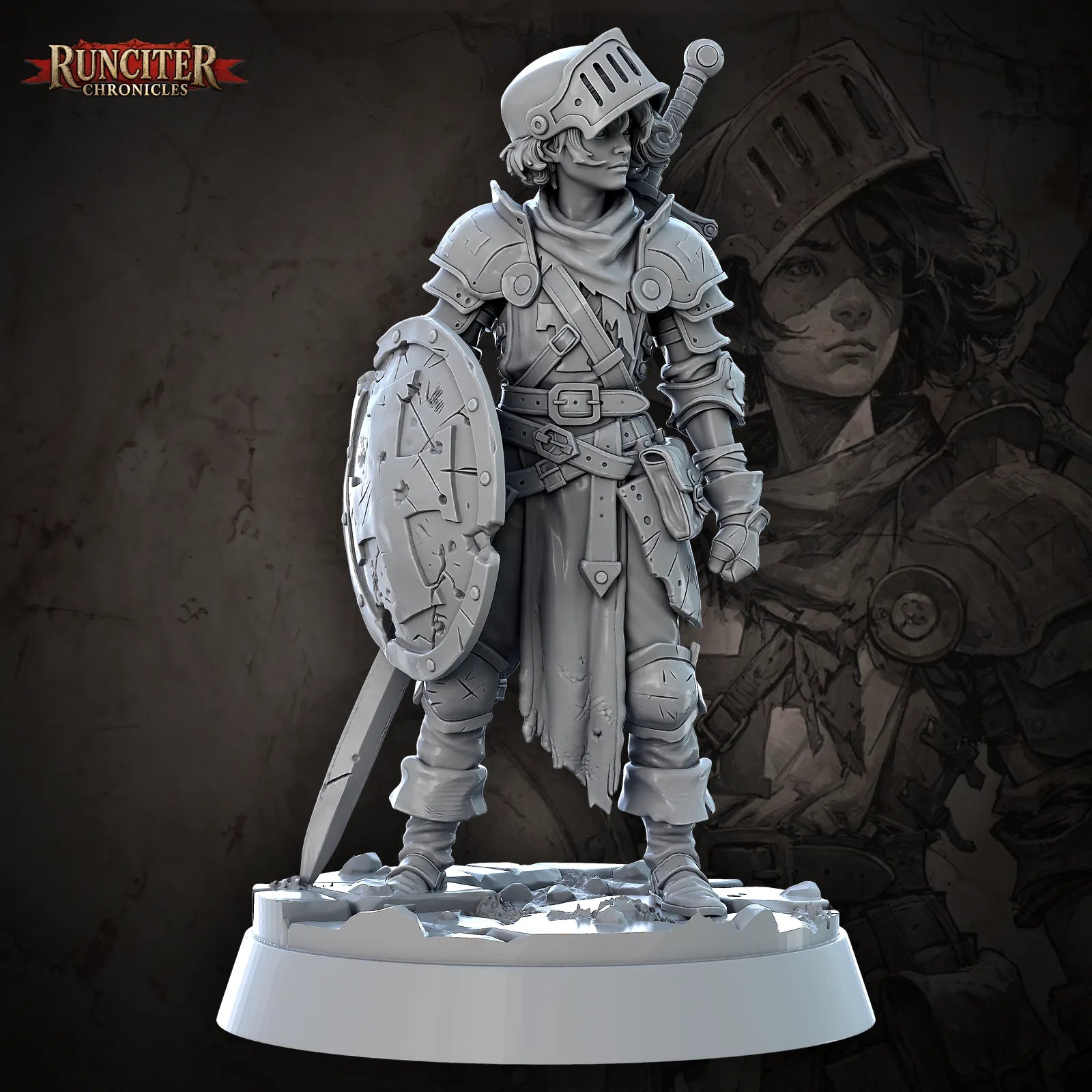 Rowan, the Steadfast Heart · Female Human Paladin