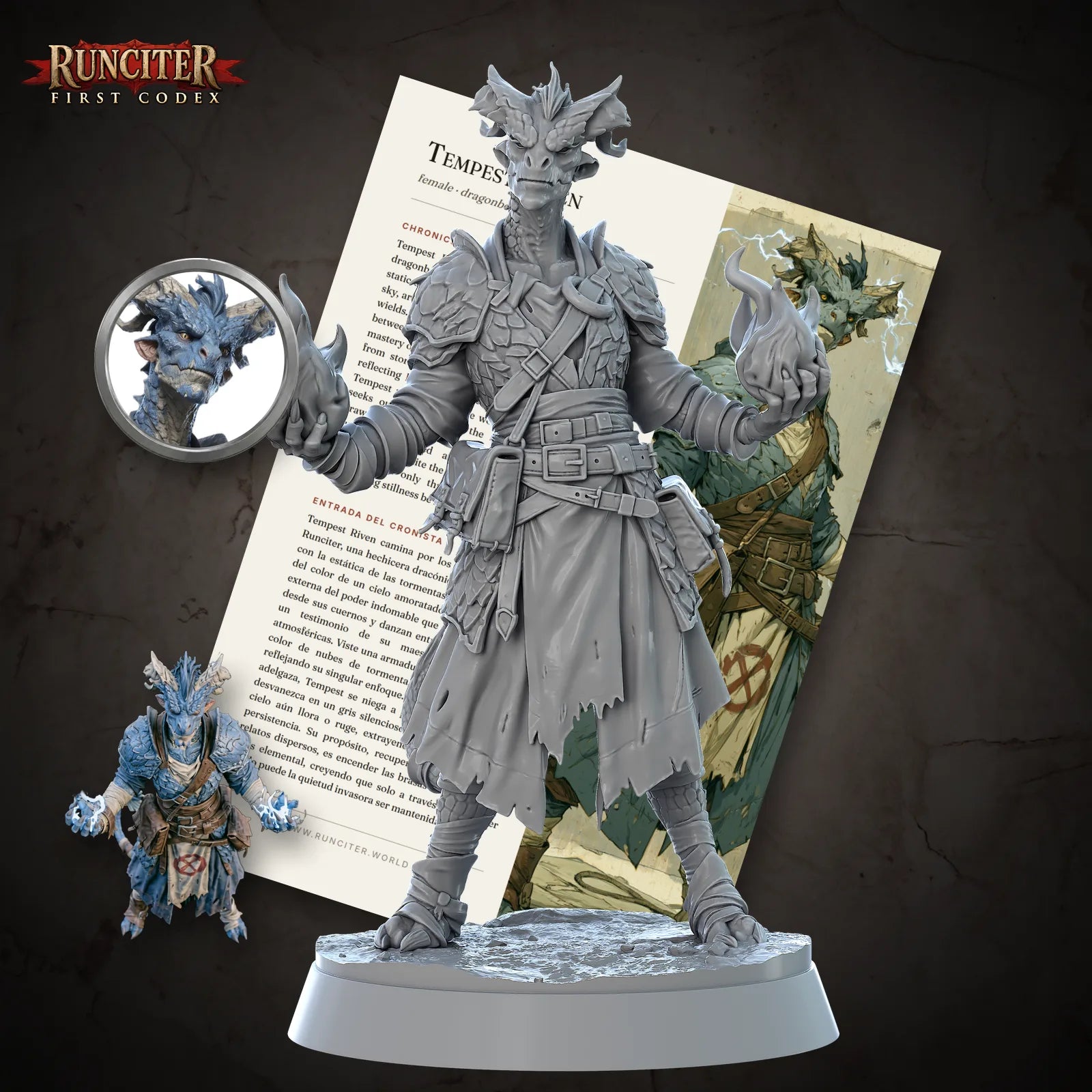 Tempest Riven · Female Dragonborn Sorcerer