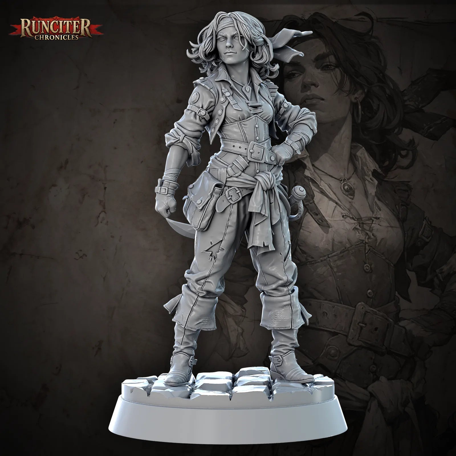 Coralia · Female Human Swashbuckler
