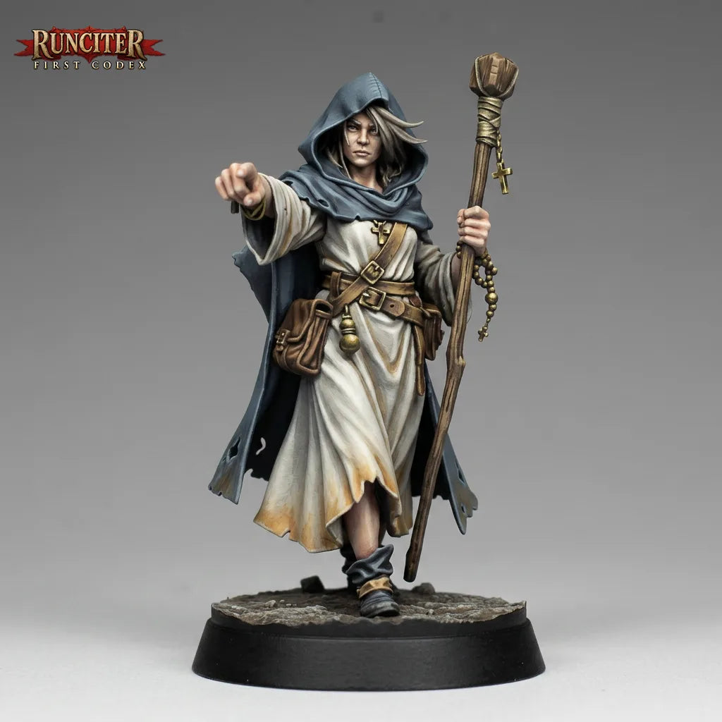 Pilgrim Elara · Female Human Cleric