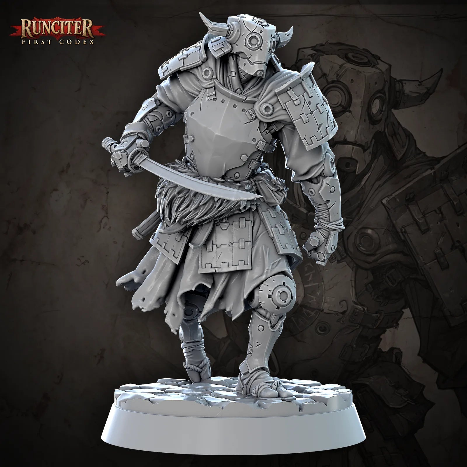 Kogane, the Unsleeping Blade · Male Warforged Fighter