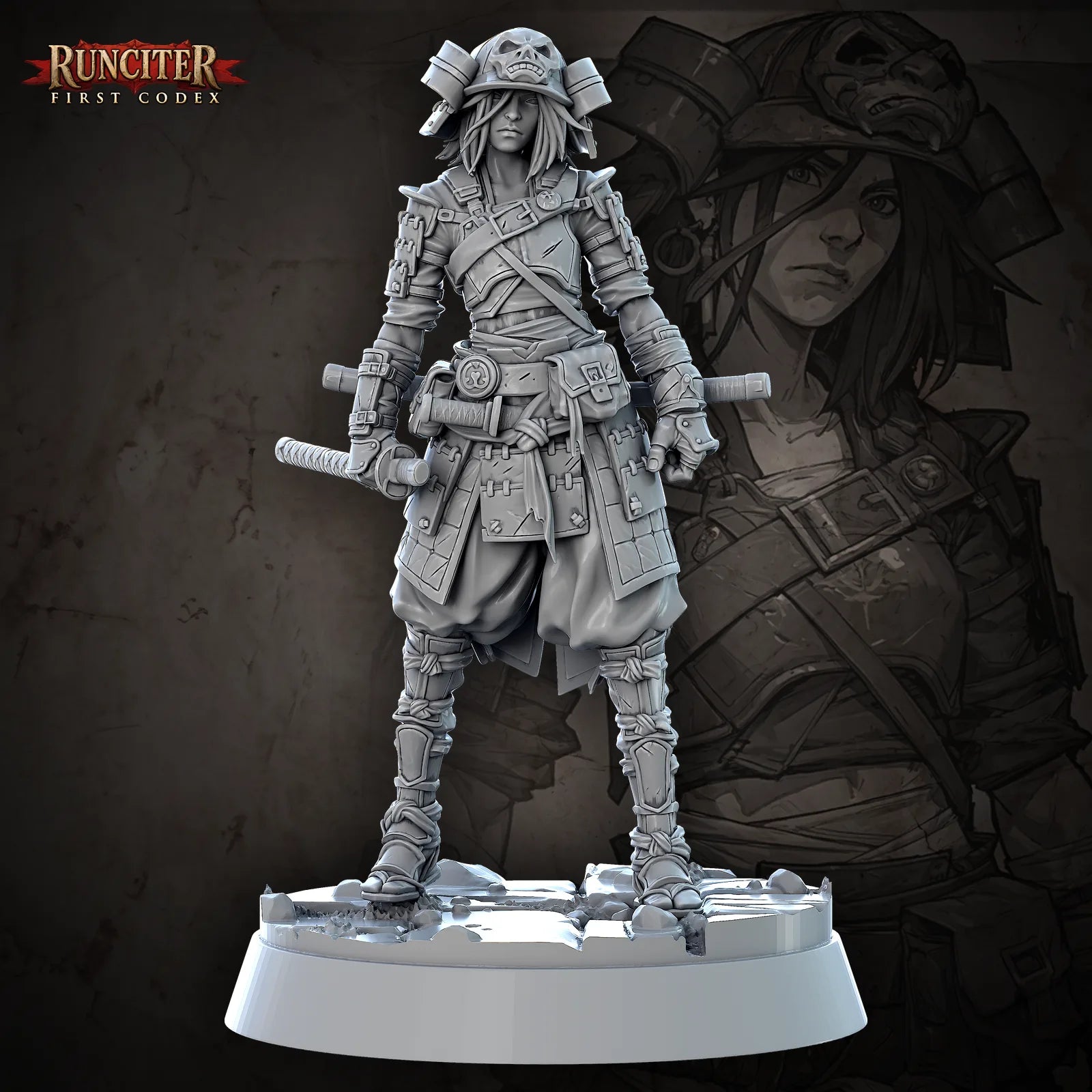Midori of the Obsidian Blade · Female Human Fighter