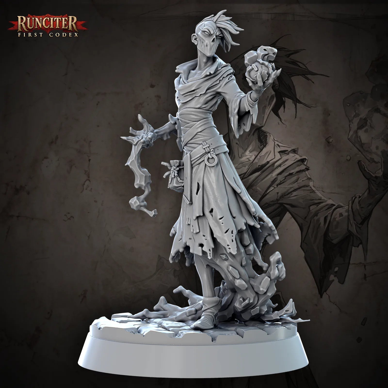 Meltia of the Sundered Veil · Female Plasmoid Sorcerer