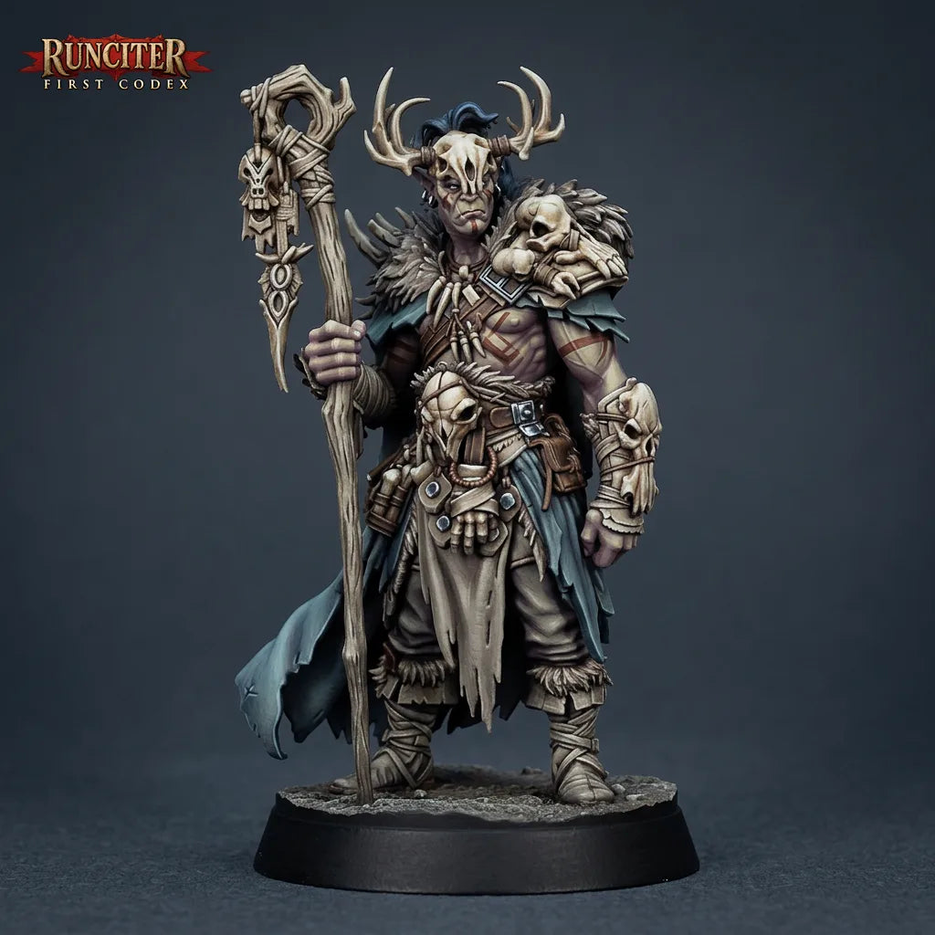 Urthos Skullstaff · Male Half Orc Druid