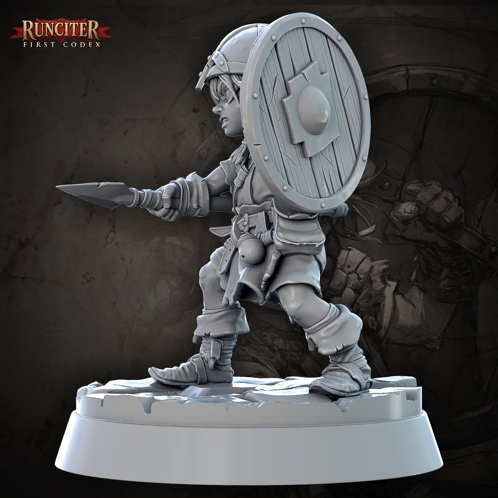 Bramble Buckhearth · Female Halfling Fighter