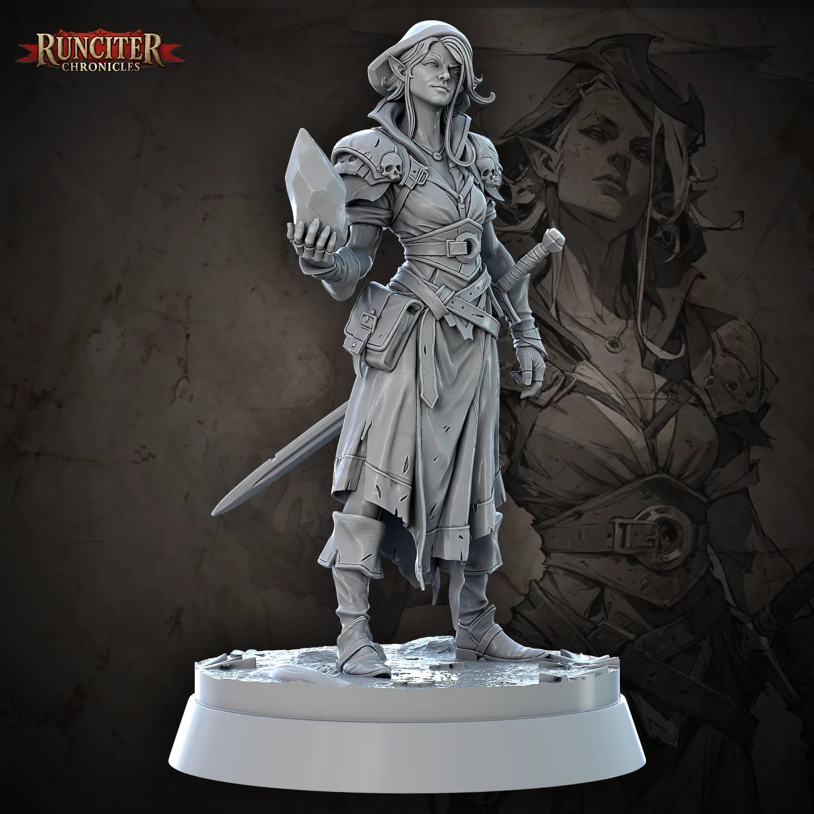 Eldrin Swiftblade · Female Elf Wizard