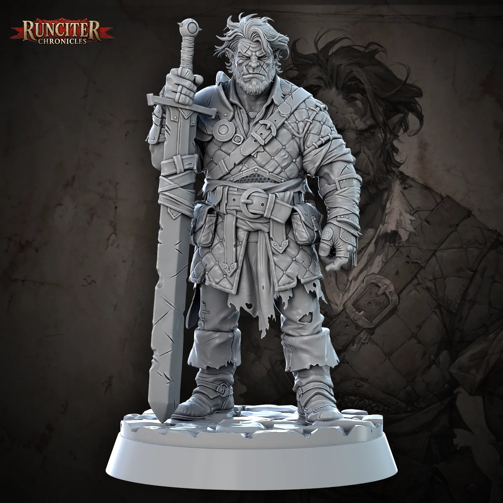 Grak Stonefist · Male Half Orc Fighter