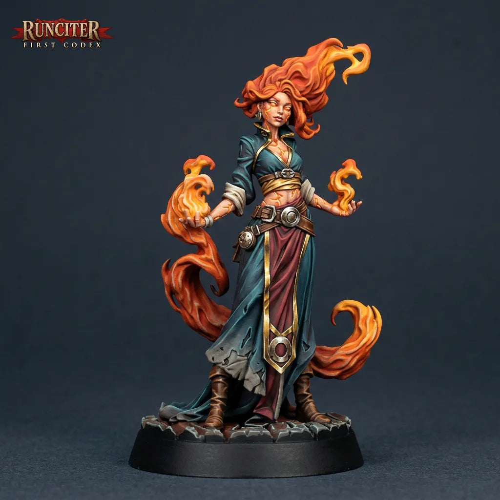 Calyx Ignis · Female Genasi Sorcerer