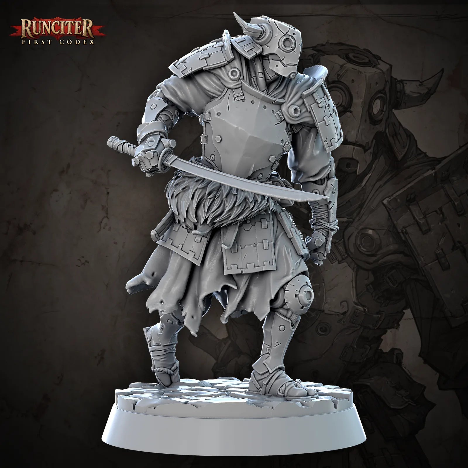 Kogane, the Unsleeping Blade · Male Warforged Fighter